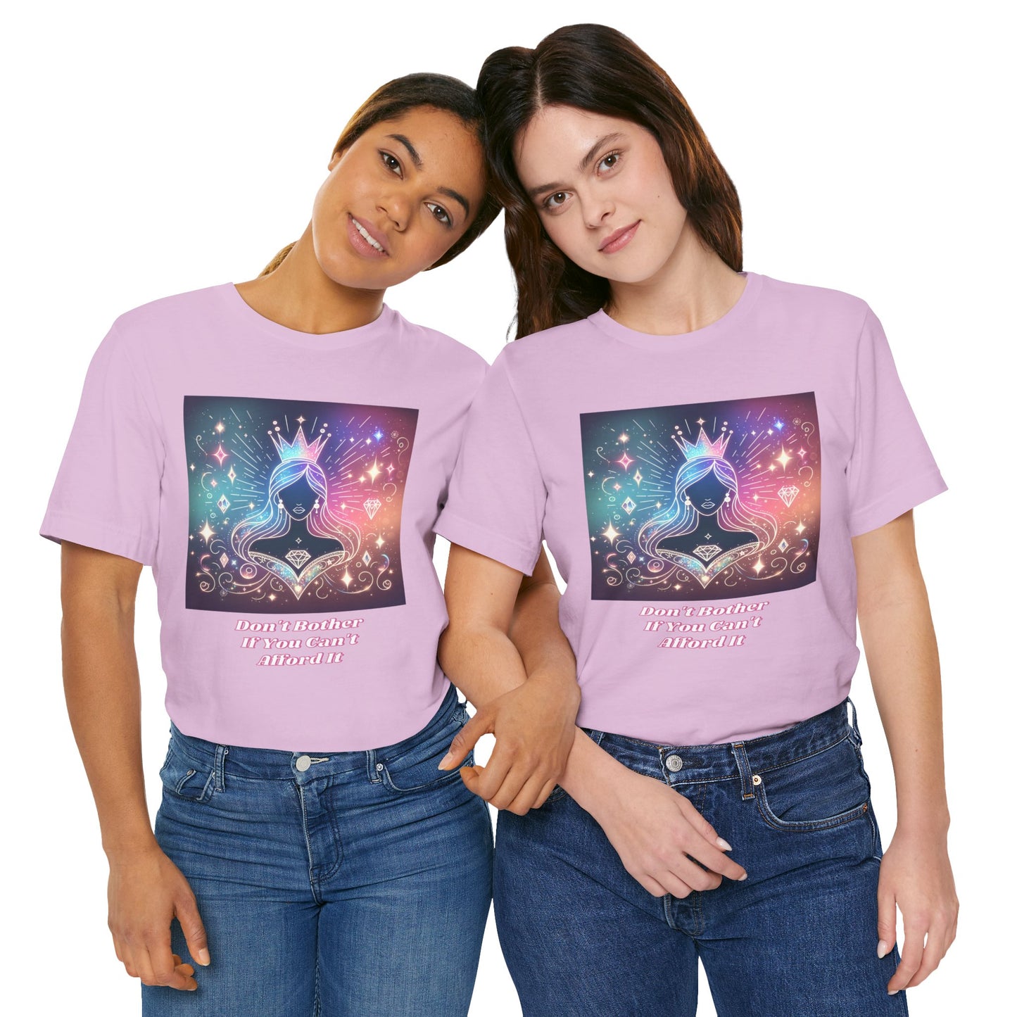 Whimsical Graphic Tee: Express Your Inner Princess, Short Sleeve, Fun Fashion, Gift for Her, Celebration Shirt