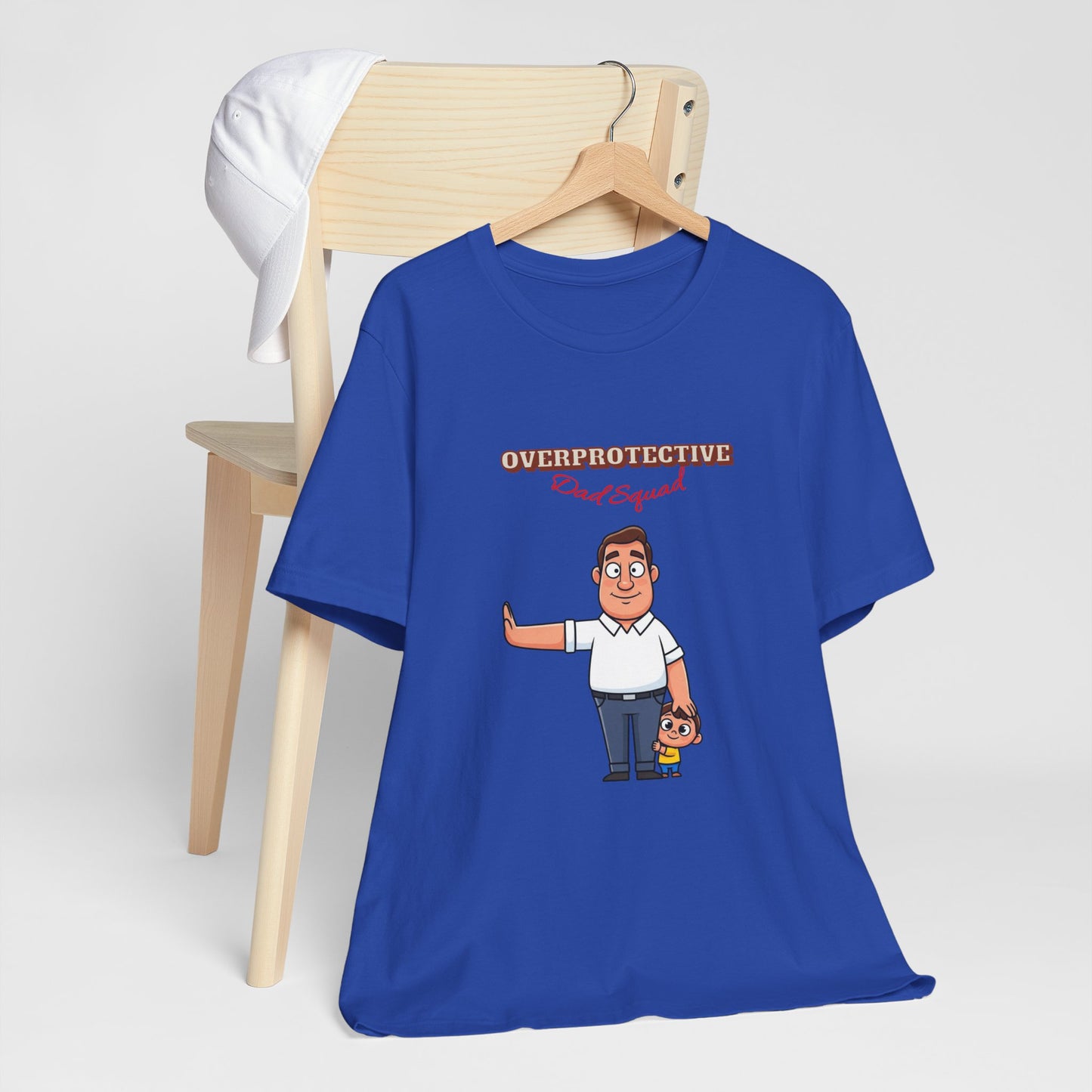 Funny Cartoon Dad T-Shirt, Perfect Father's Day Gift, Unisex Tee for Dads, Quirky Parent Shirt, Casual Everyday Wear