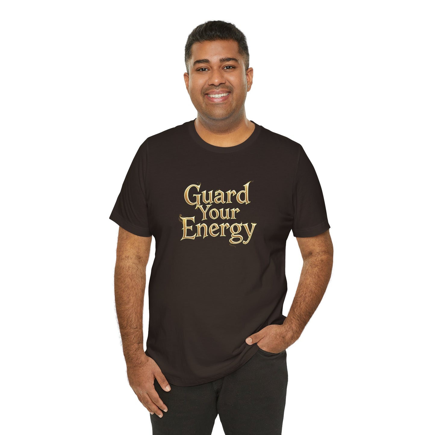 Guard Your Energy Unisex Tee - Positive Vibes Shirt, Casual Wear, Self-Care Gift, Inspirational Clothes, Everyday Comfort Tee