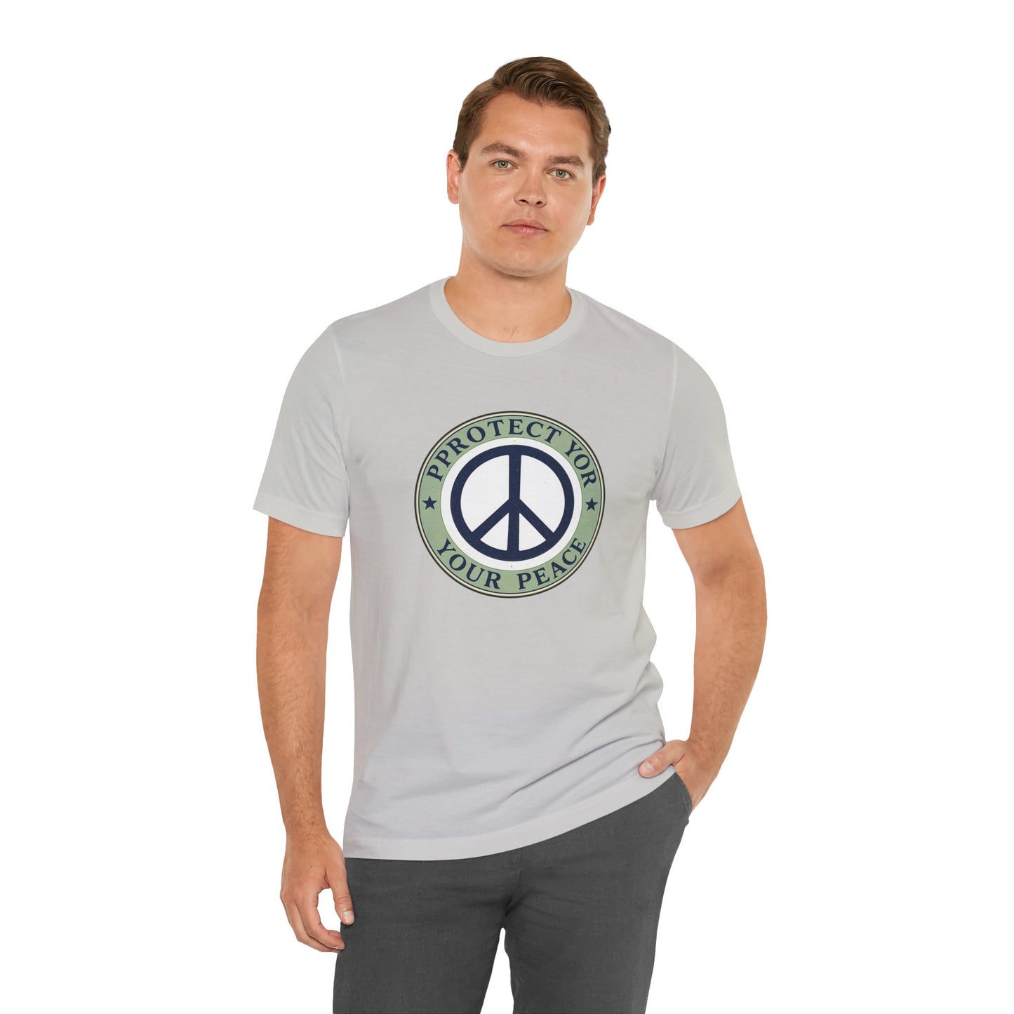 Peace Protect Short Sleeve Tee, Unisex T-Shirt, Casual Wear, Gift for Peace Lovers, Eco-Friendly Clothing