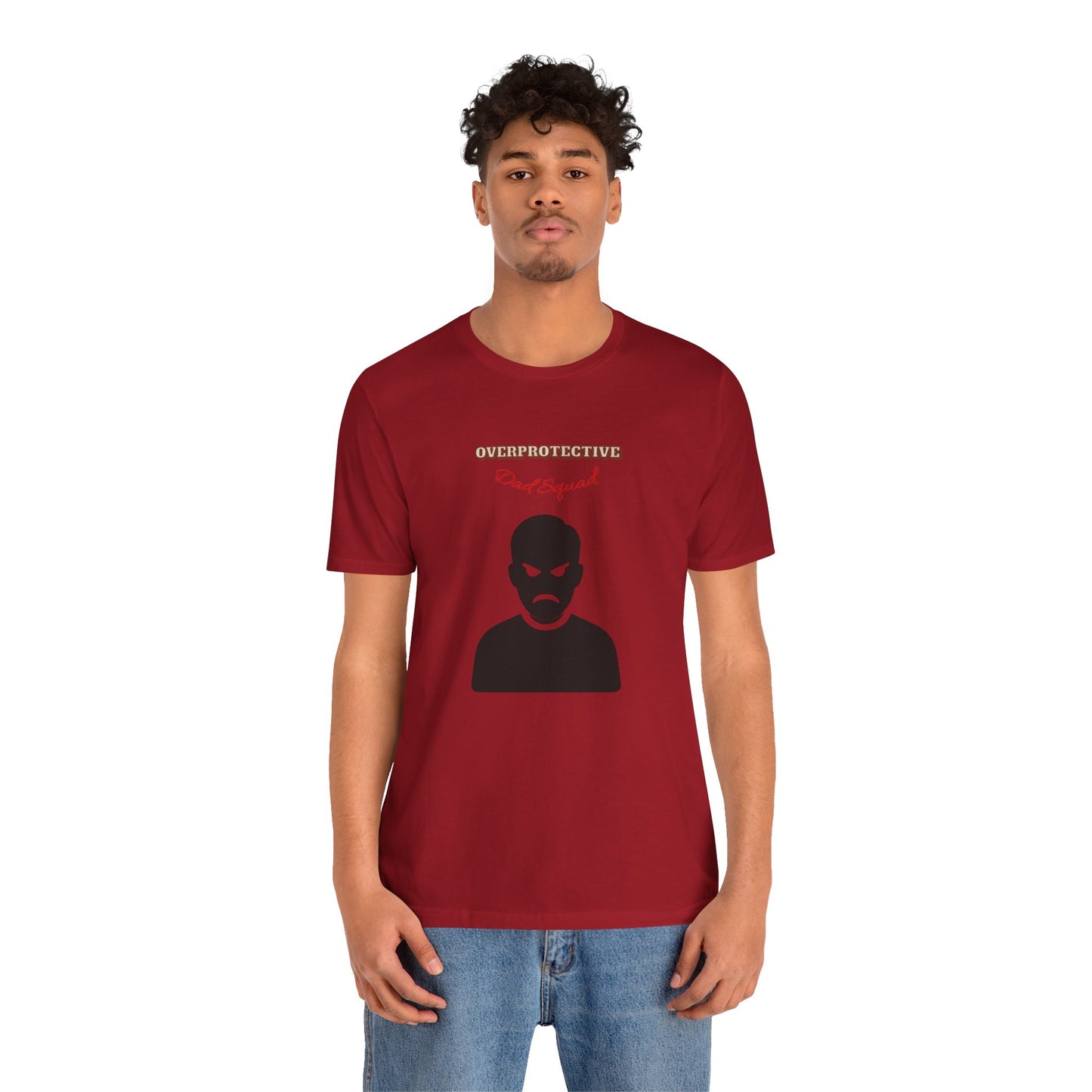 Men's Graphic Tee: Protective Dad Squad, Fun Humor Shirt for Dads, Father's Day Gift, Casual Wear, Birthday Shirt, Gift for Him