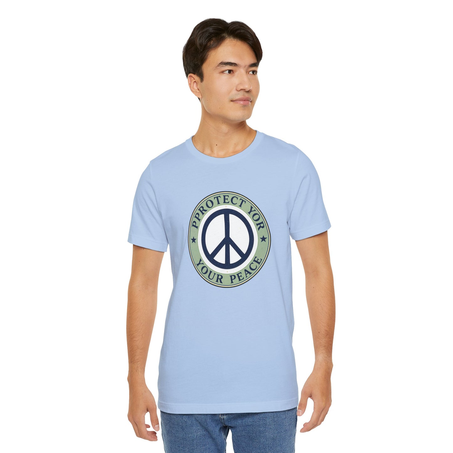 Peace Protect Short Sleeve Tee, Unisex T-Shirt, Casual Wear, Gift for Peace Lovers, Eco-Friendly Clothing