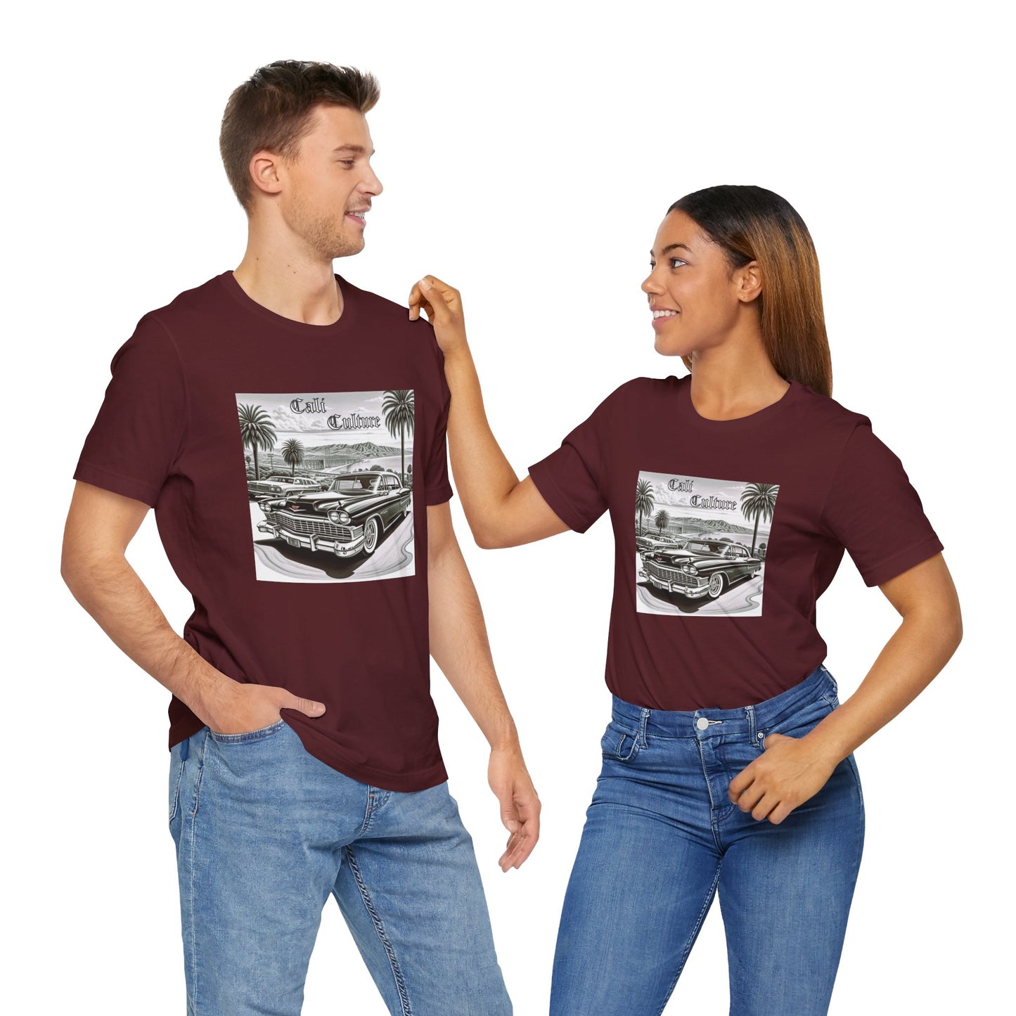 California Lowrider Love Tee Shirt - Chicano Style, West Coast Vibes, Urban Culture Graphic Top, Car Enthusiast Gift, Hip Hop Apparel