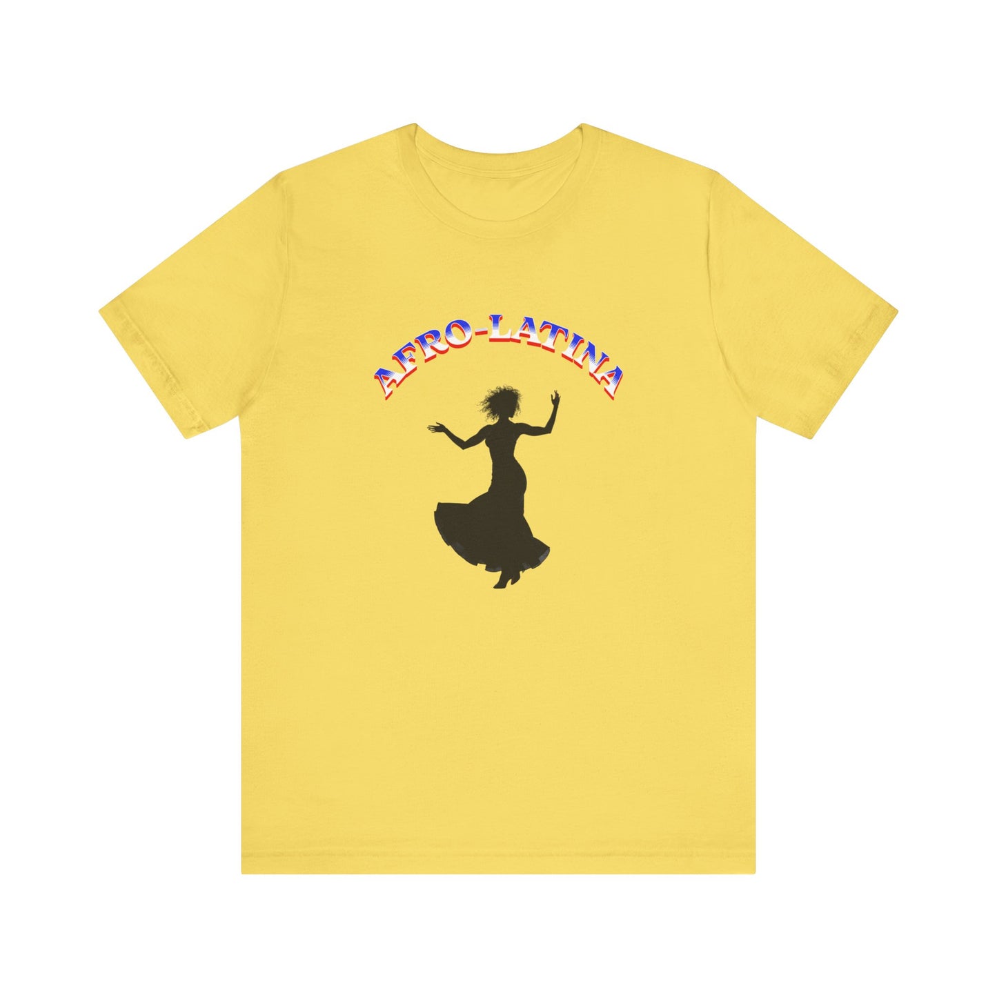 Afro-Latina Dance Tee, Jersey Short Sleeve Tee for Dance Lovers, Perfect for Celebrations, Reggaeton Events, Cultural Appreciation