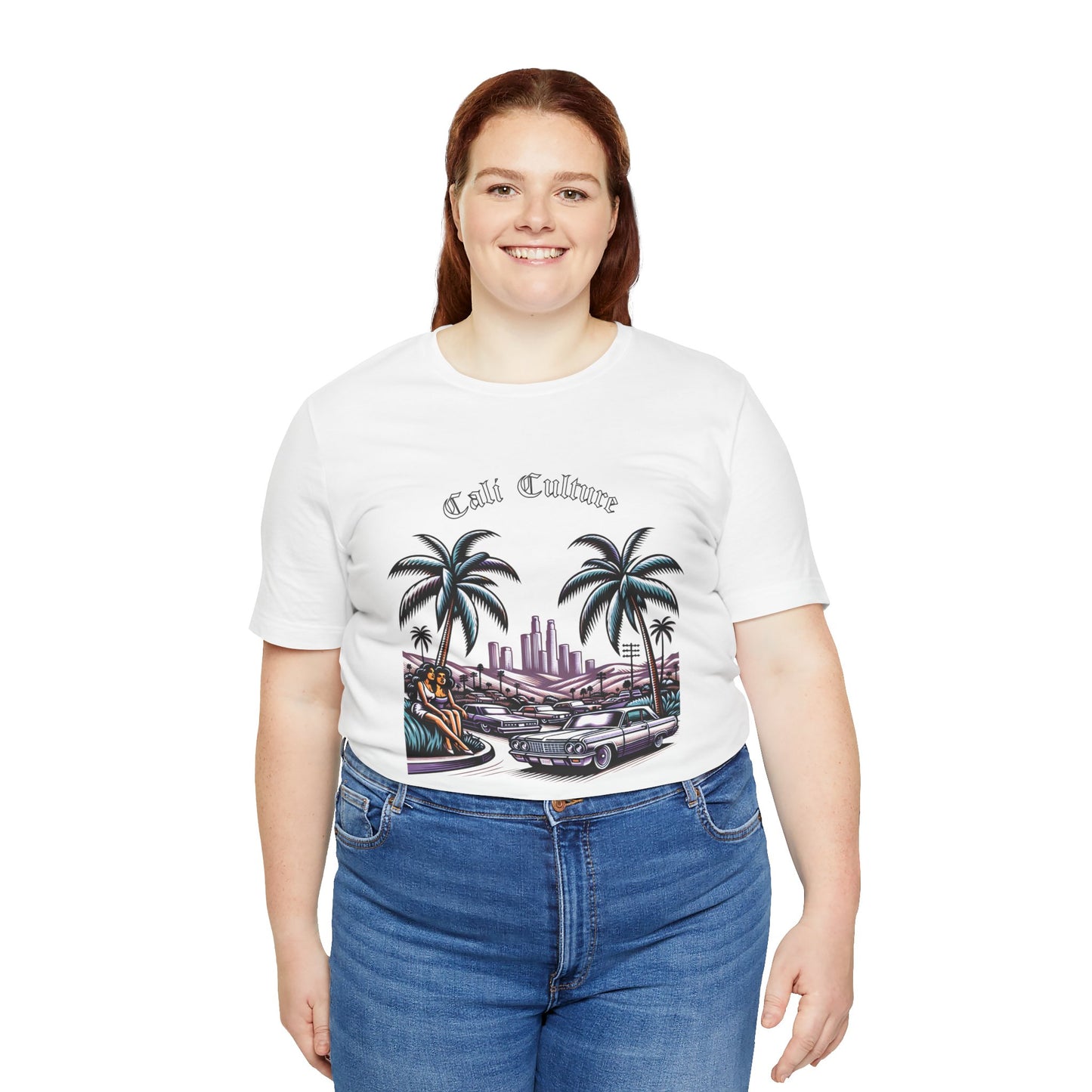 California Lowrider Love Unisex Tee - West Coast Chic, Vintage Car Lover Shirt, Retro Car Enthusiast Top, Hipster California Apparel,