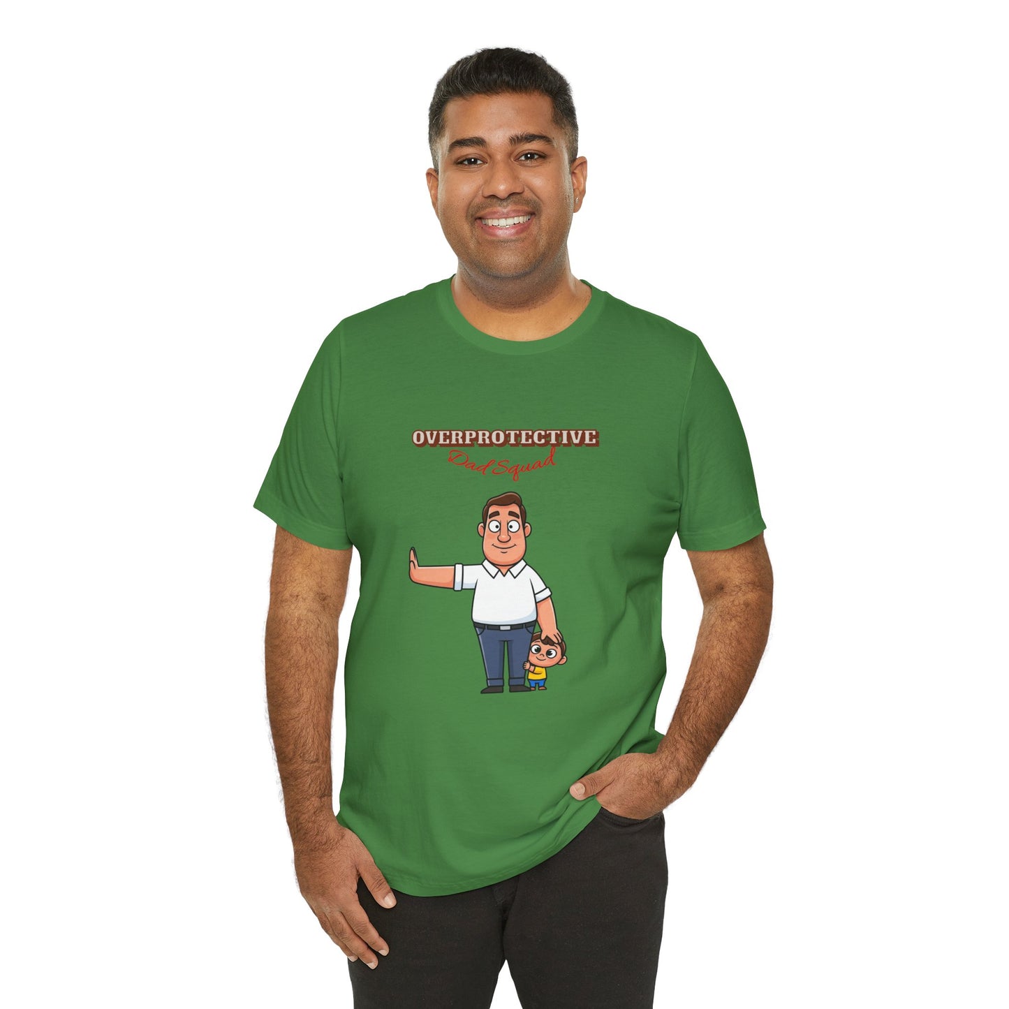 Funny Cartoon Dad T-Shirt, Perfect Father's Day Gift, Unisex Tee for Dads, Quirky Parent Shirt, Casual Everyday Wear