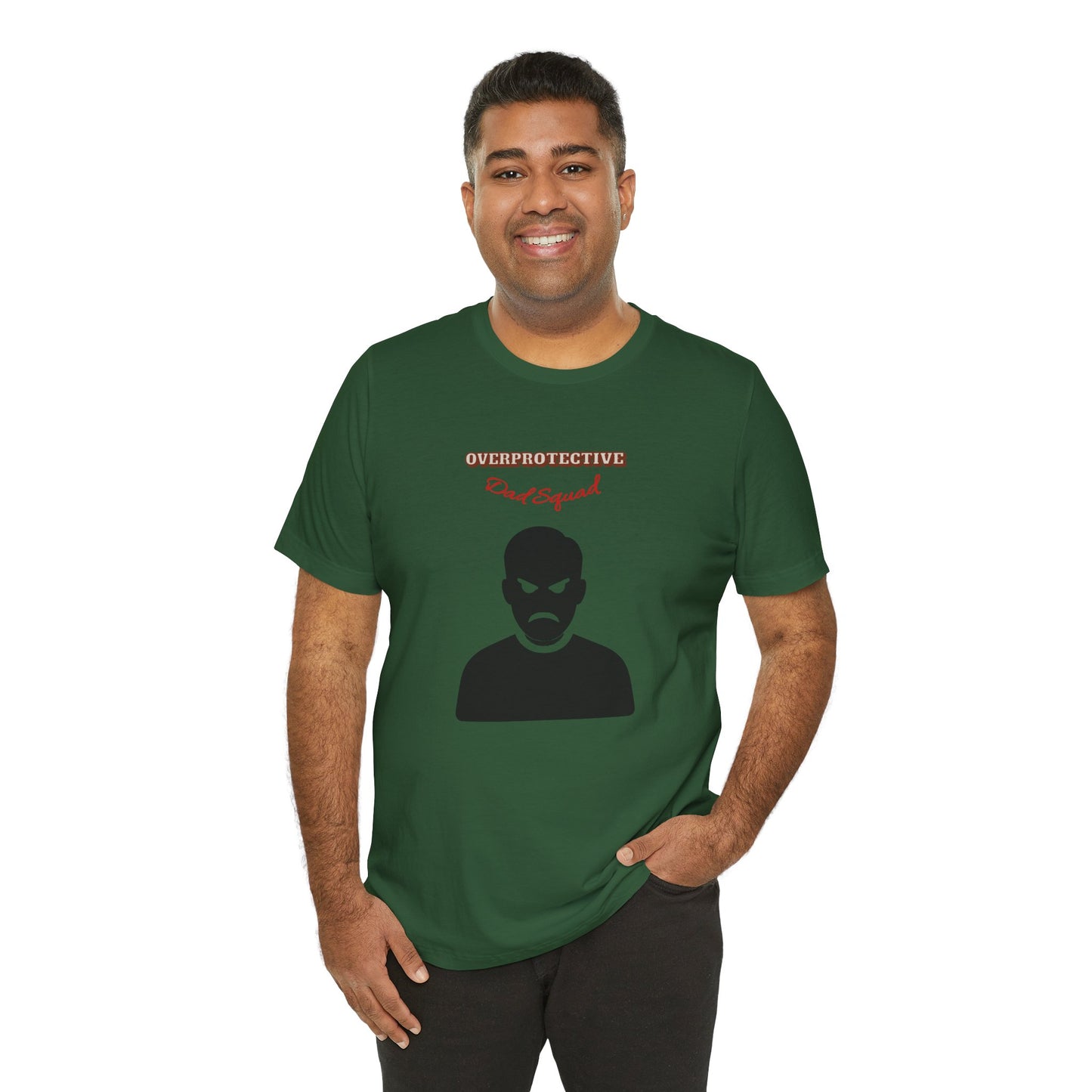 Men's Graphic Tee: Protective Dad Squad, Fun Humor Shirt for Dads, Father's Day Gift, Casual Wear, Birthday Shirt, Gift for Him