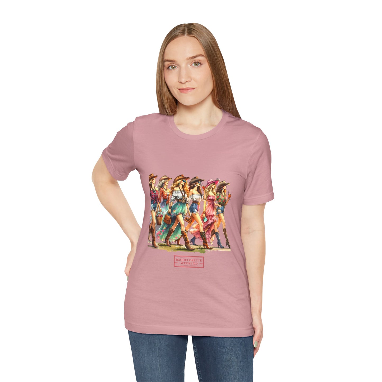 Cowgirl Bridal Party Tee, Perfect for Bachelorette Bash, Country Bride Tribe Top, Bridesmaid Gift, Wedding Celebration Shirt