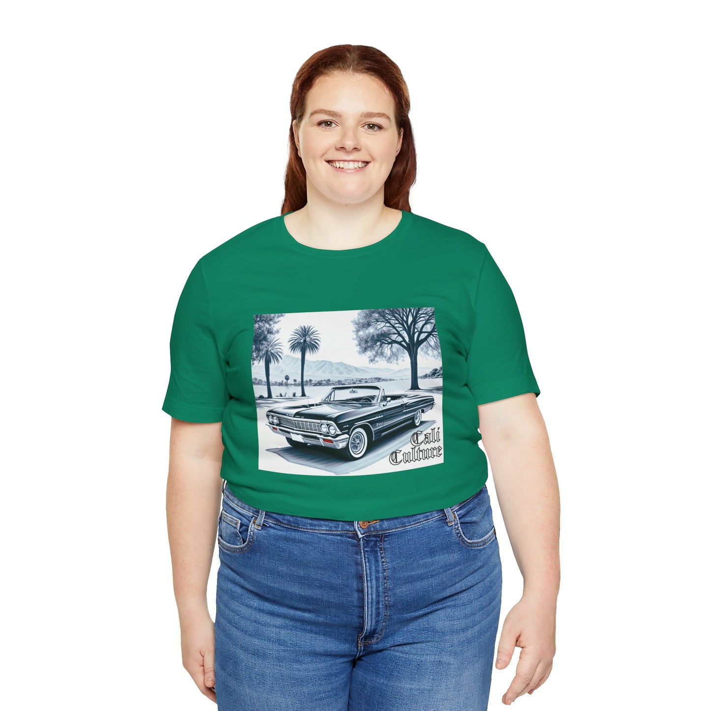 Vintage Car Art Tee, Unisex Jersey Shirt for Car Lovers, Retro Style Gift, Classic Car Apparel, Cool Summer Wear, Lowrider Love Tee