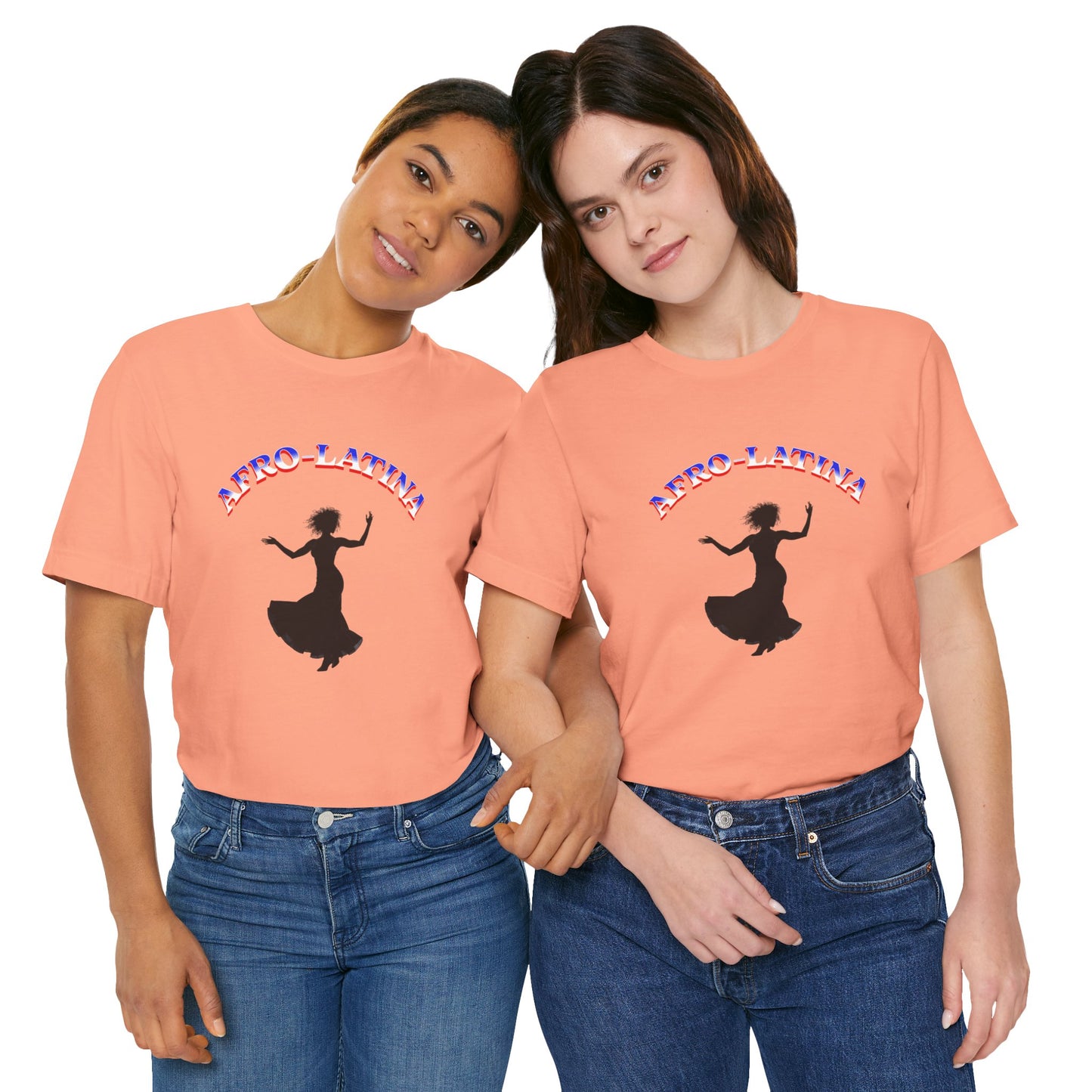 Afro-Latina Dance Tee, Jersey Short Sleeve Tee for Dance Lovers, Perfect for Celebrations, Reggaeton Events, Cultural Appreciation