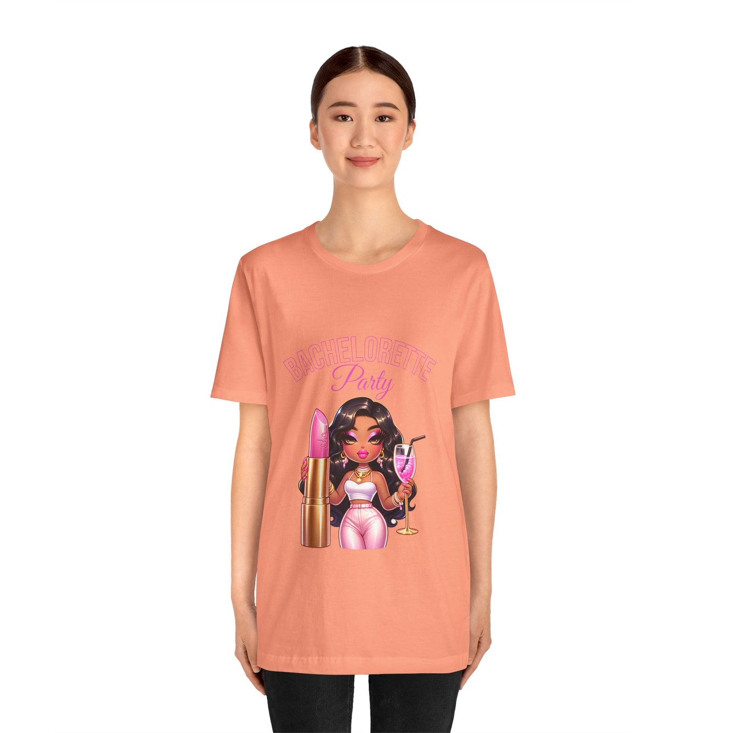 Chic Party Tee - Bachelorette Party T-Shirt, Fun Gift for Friends, Wedding Celebration, Girls' Night Out, Fashionable Tee