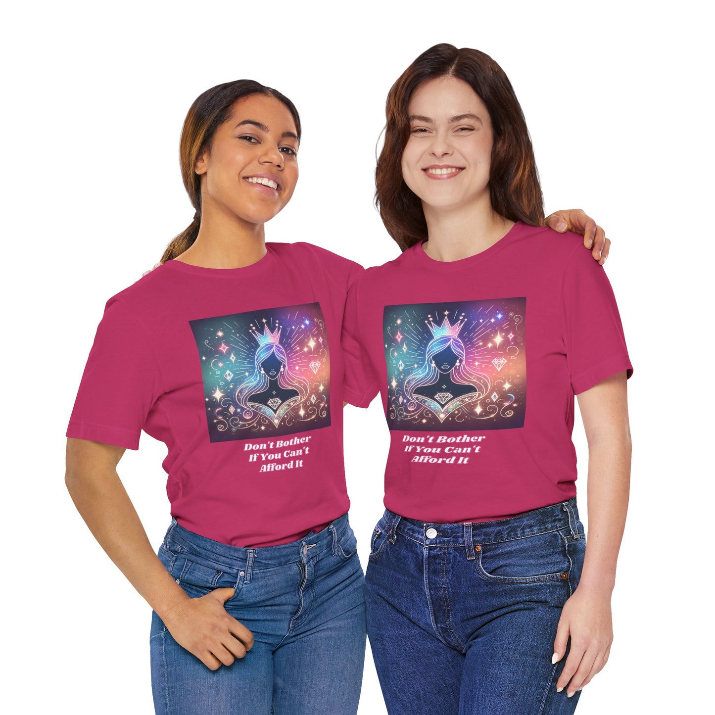 Whimsical Graphic Tee: Express Your Inner Princess, Short Sleeve, Fun Fashion, Gift for Her, Celebration Shirt