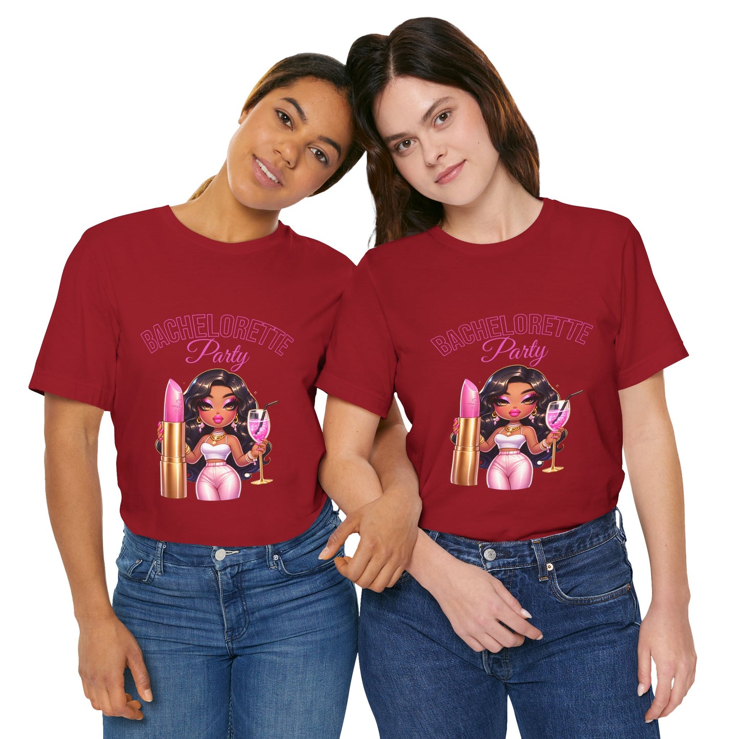 Chic Party Tee - Bachelorette Party T-Shirt, Fun Gift for Friends, Wedding Celebration, Girls' Night Out, Fashionable Tee