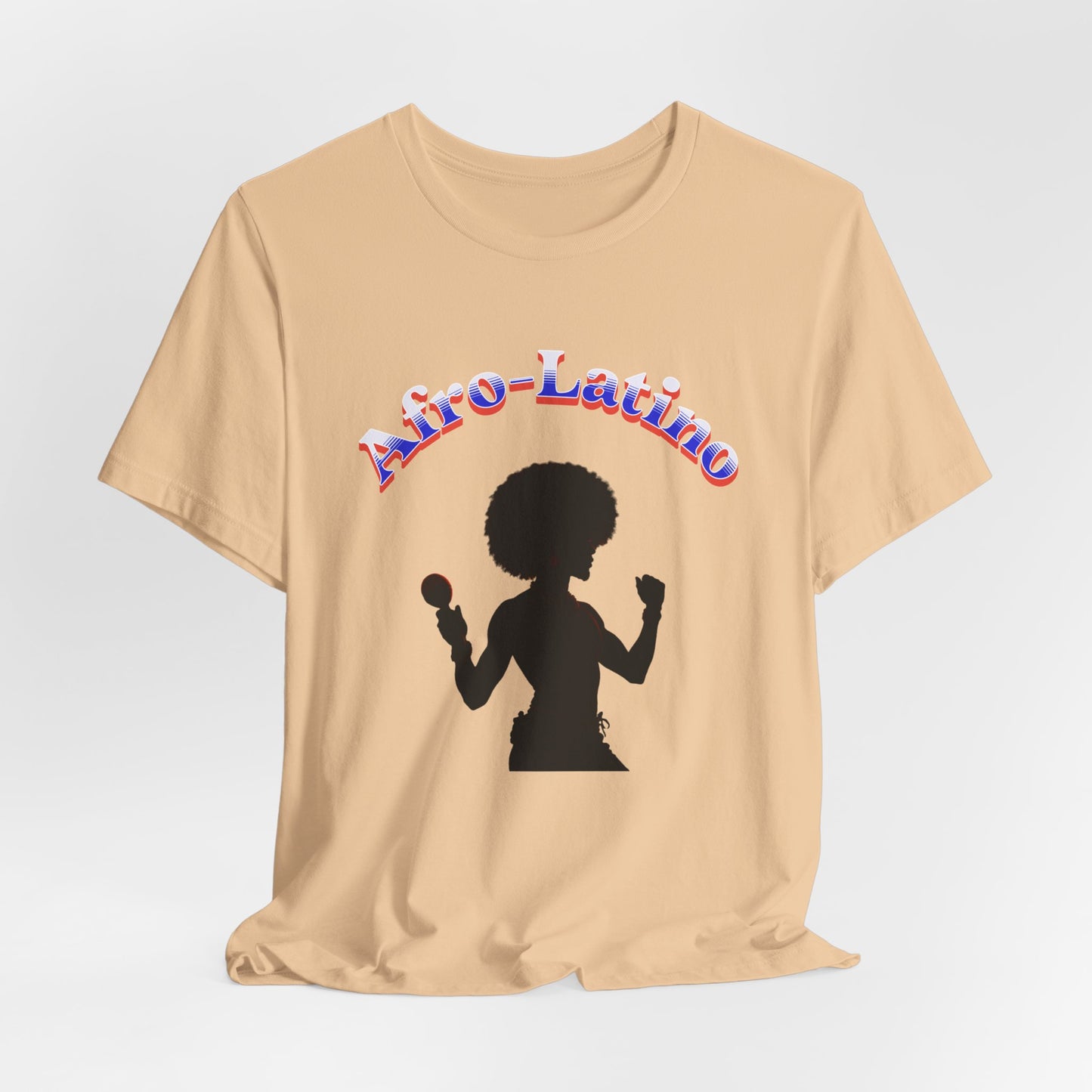 Afro-Latino Celebration Tee, Unisex Jersey Shirt, Cultural Pride T-Shirt, Versatile Casual Wear, Birthday Gift, Music Festival Top