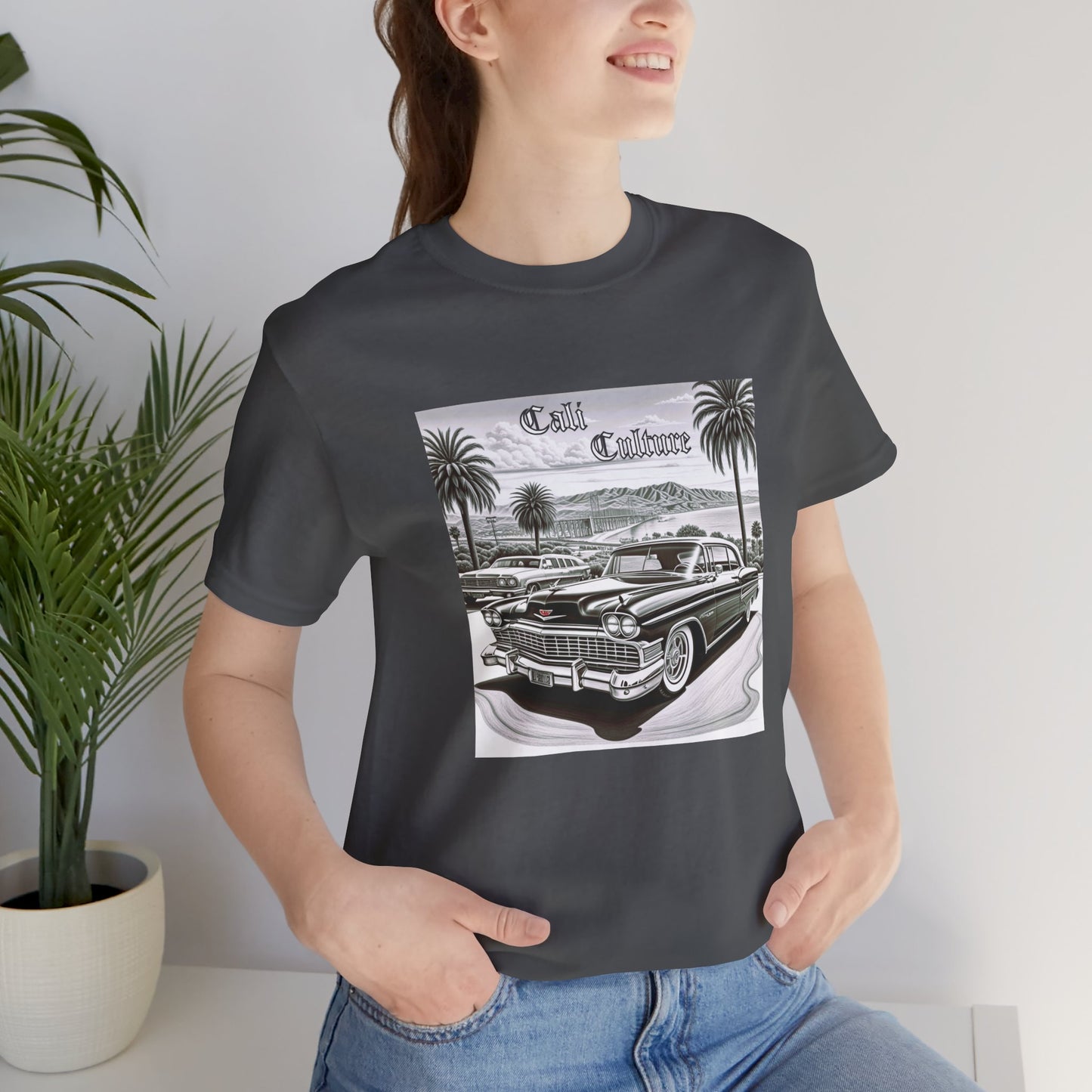 California Lowrider Love Tee Shirt - Chicano Style, West Coast Vibes, Urban Culture Graphic Top, Car Enthusiast Gift, Hip Hop Apparel