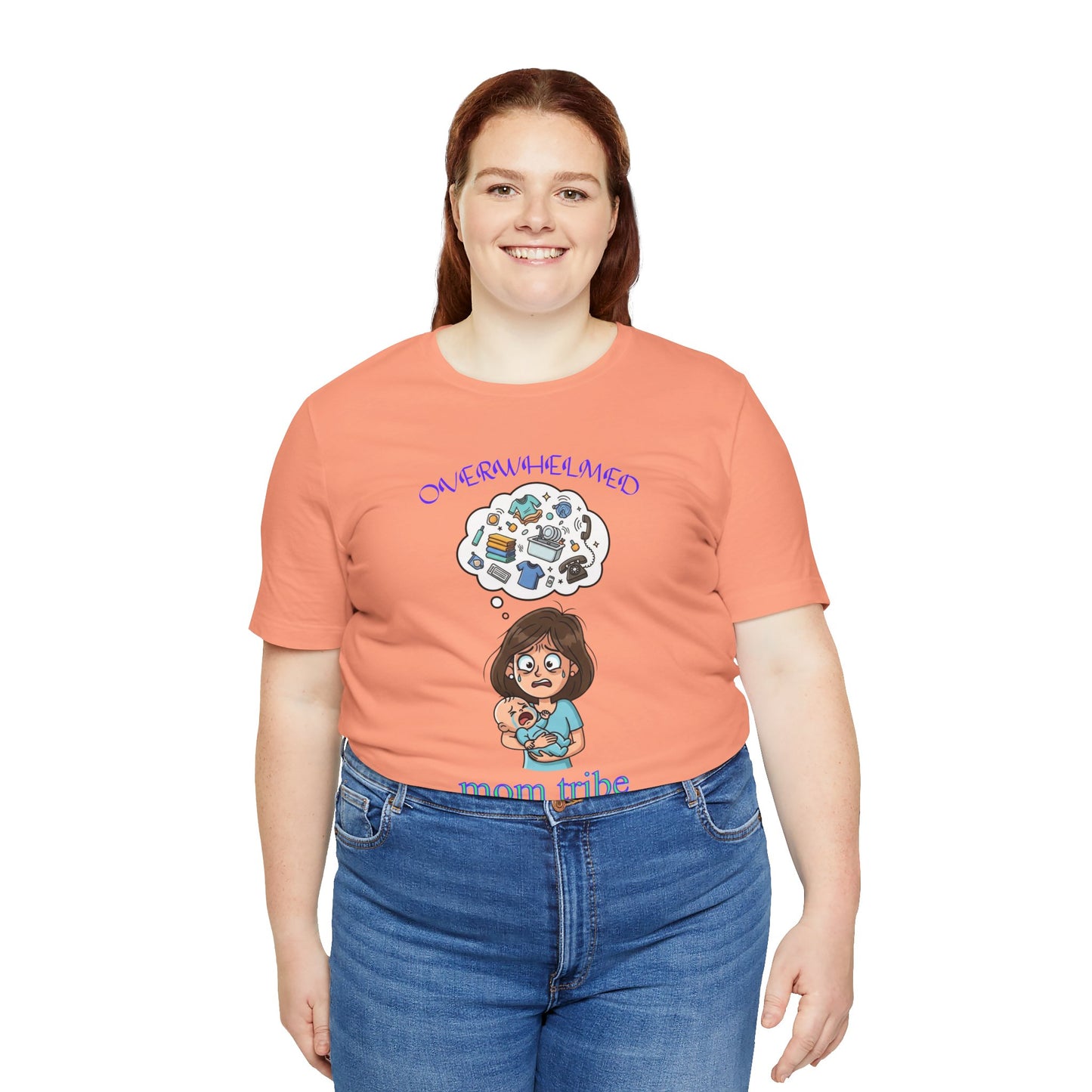 Mom Tribe Unisex Jersey Tee, Funny Mom Shirt, Baby Shower Gift, Mother's Day Gift, Mom Life Tee, Casual T-Shirt