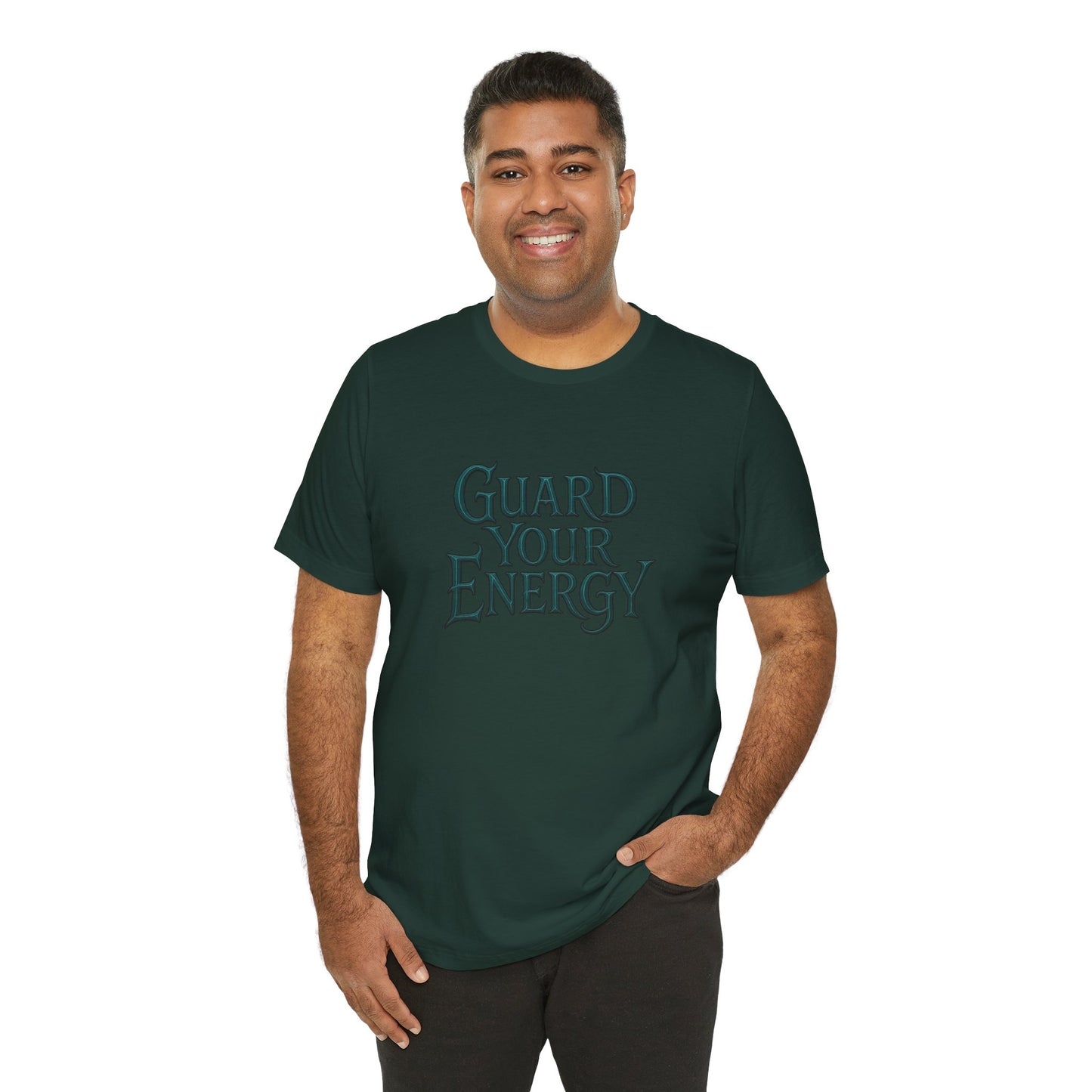 Guard Your Energy Unisex Tee, Positive Vibe Shirt, Motivational Gift, Self-Care Apparel, Everyday Comfort Tee, Spiritual Shirts