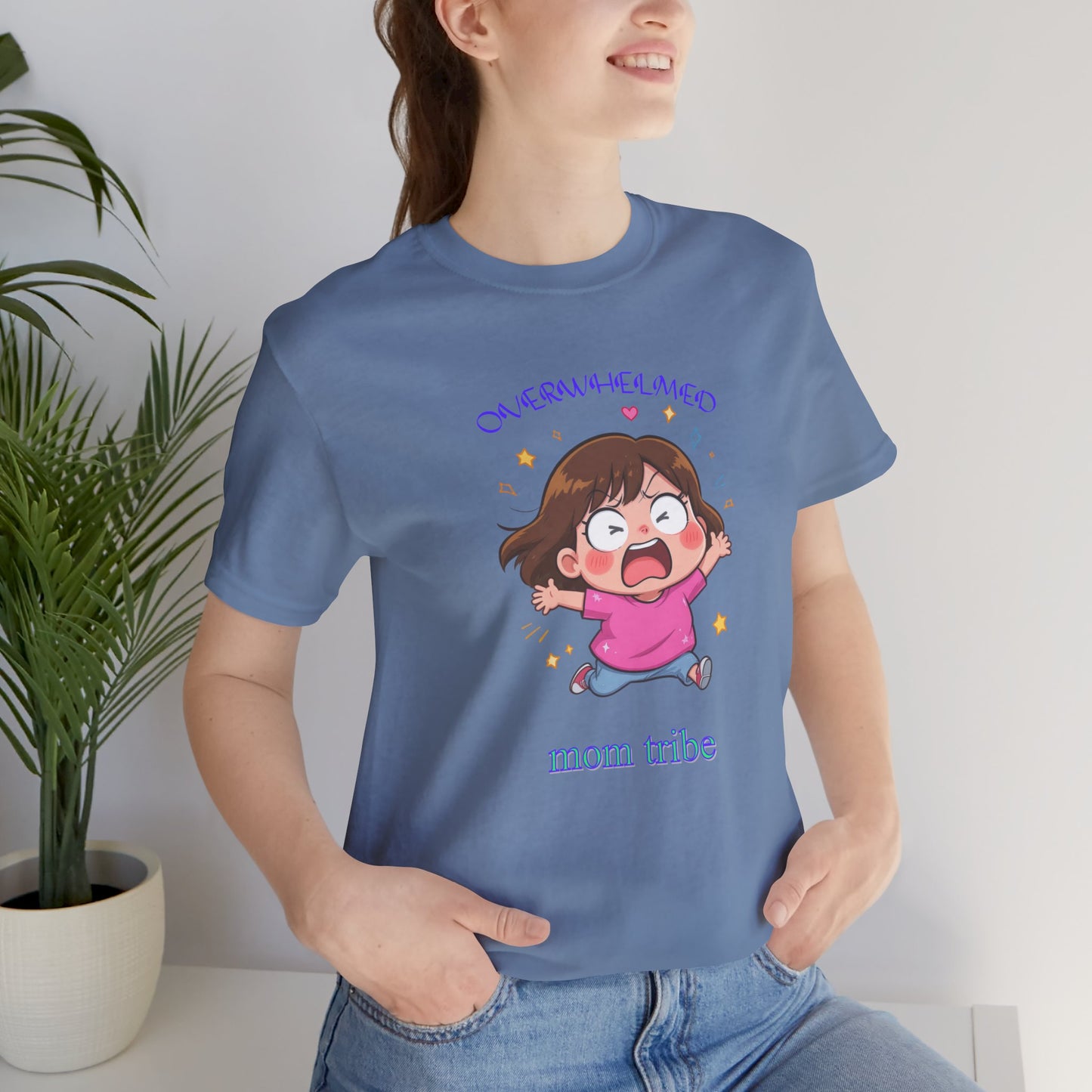 Mom Tribe Unisex Jersey Tee | Funny Mom Shirt, Family Apparel, Gift for Mothers, Cute Graphic Tee, Everyday Wear