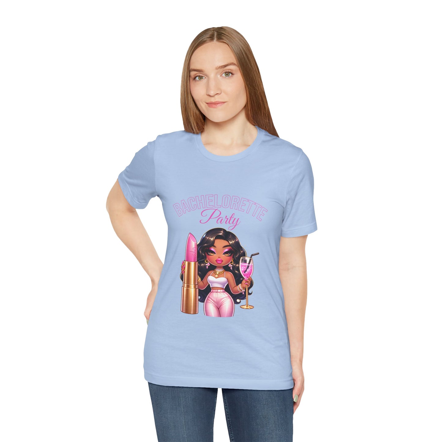 Chic Party Tee - Bachelorette Party T-Shirt, Fun Gift for Friends, Wedding Celebration, Girls' Night Out, Fashionable Tee