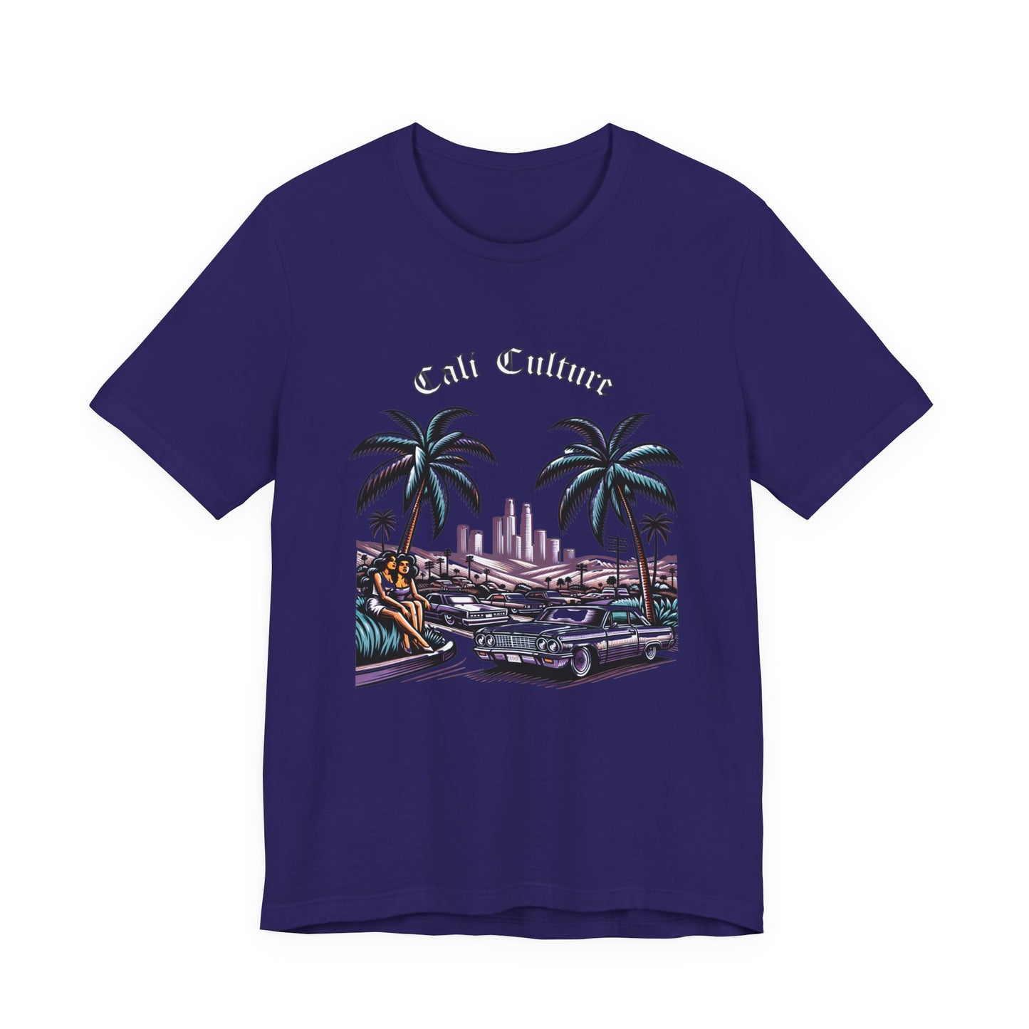 California Lowrider Love Unisex Tee - West Coast Chic, Vintage Car Lover Shirt, Retro Car Enthusiast Top, Hipster California Apparel,