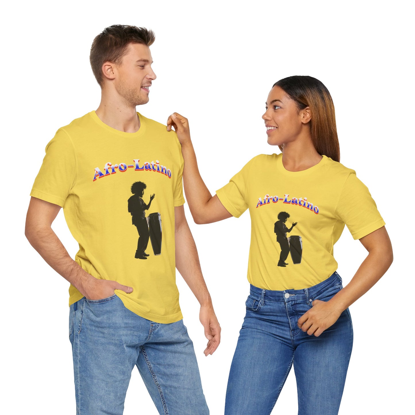 Afro-Latino Music Tee, Unisex Jersey Short Sleeve Shirt, Festival Wear, Party Apparel, Gift for Music Lovers