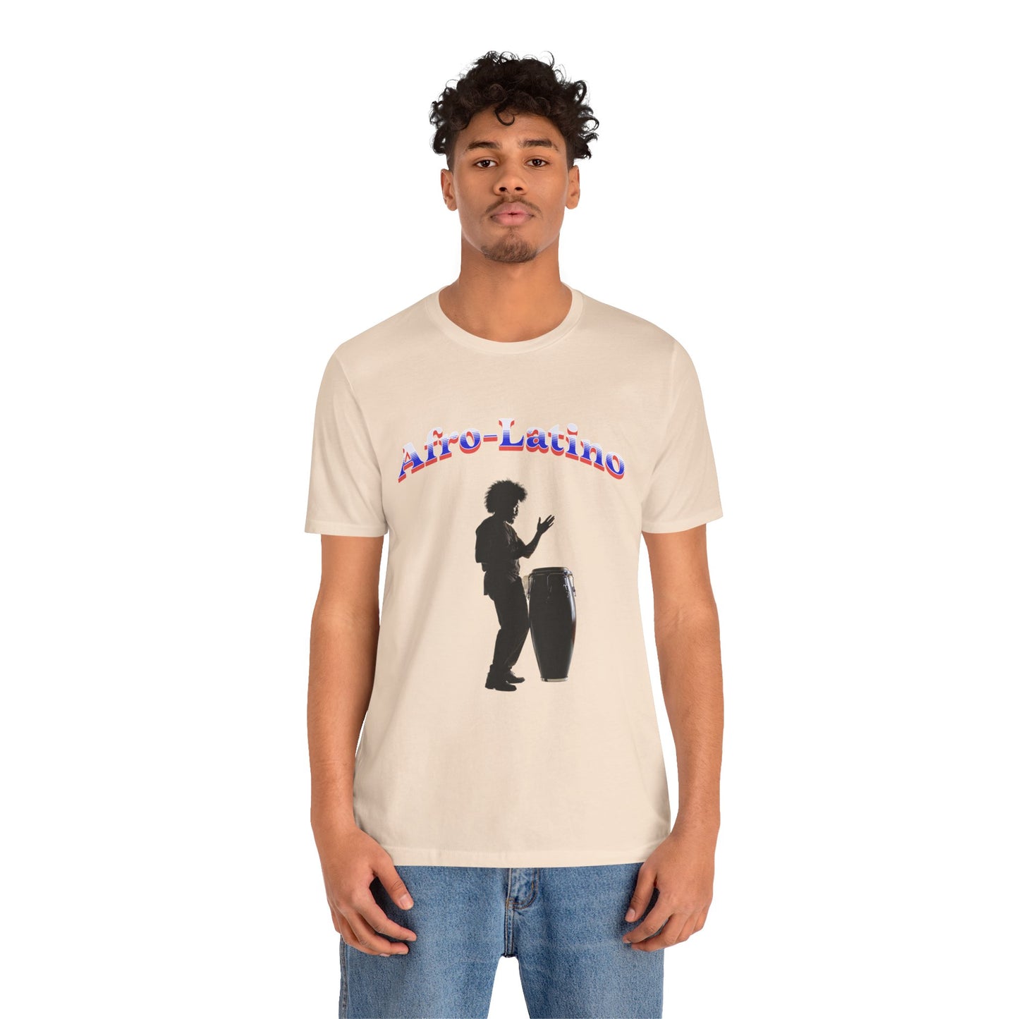 Afro-Latino Music Tee, Unisex Jersey Short Sleeve Shirt, Festival Wear, Party Apparel, Gift for Music Lovers