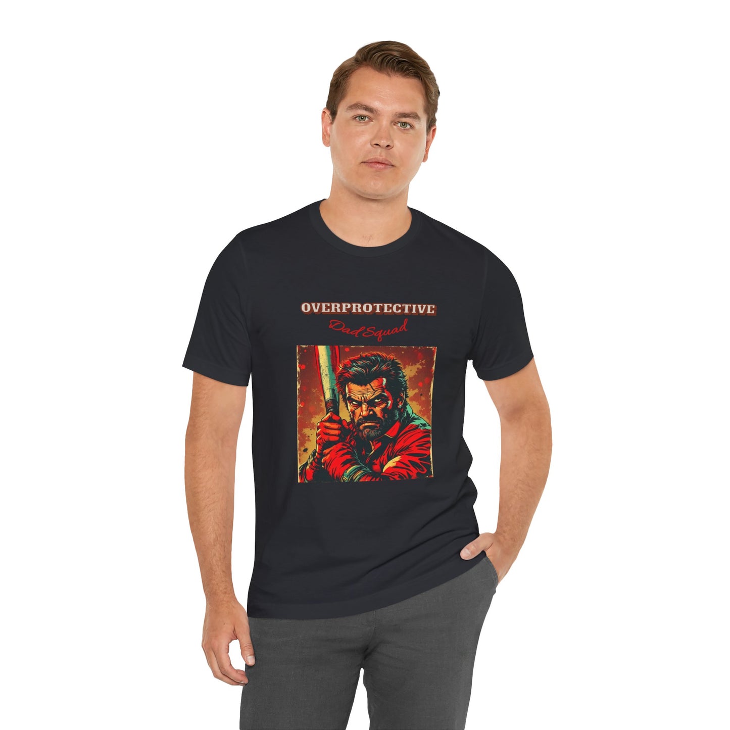 Heroic Movie-Inspired Unisex Tee - Perfect Gift for Fans, Casual Wear, Pop Culture Apparel, Graphic Tee, Unique Collectible, overprotective dad