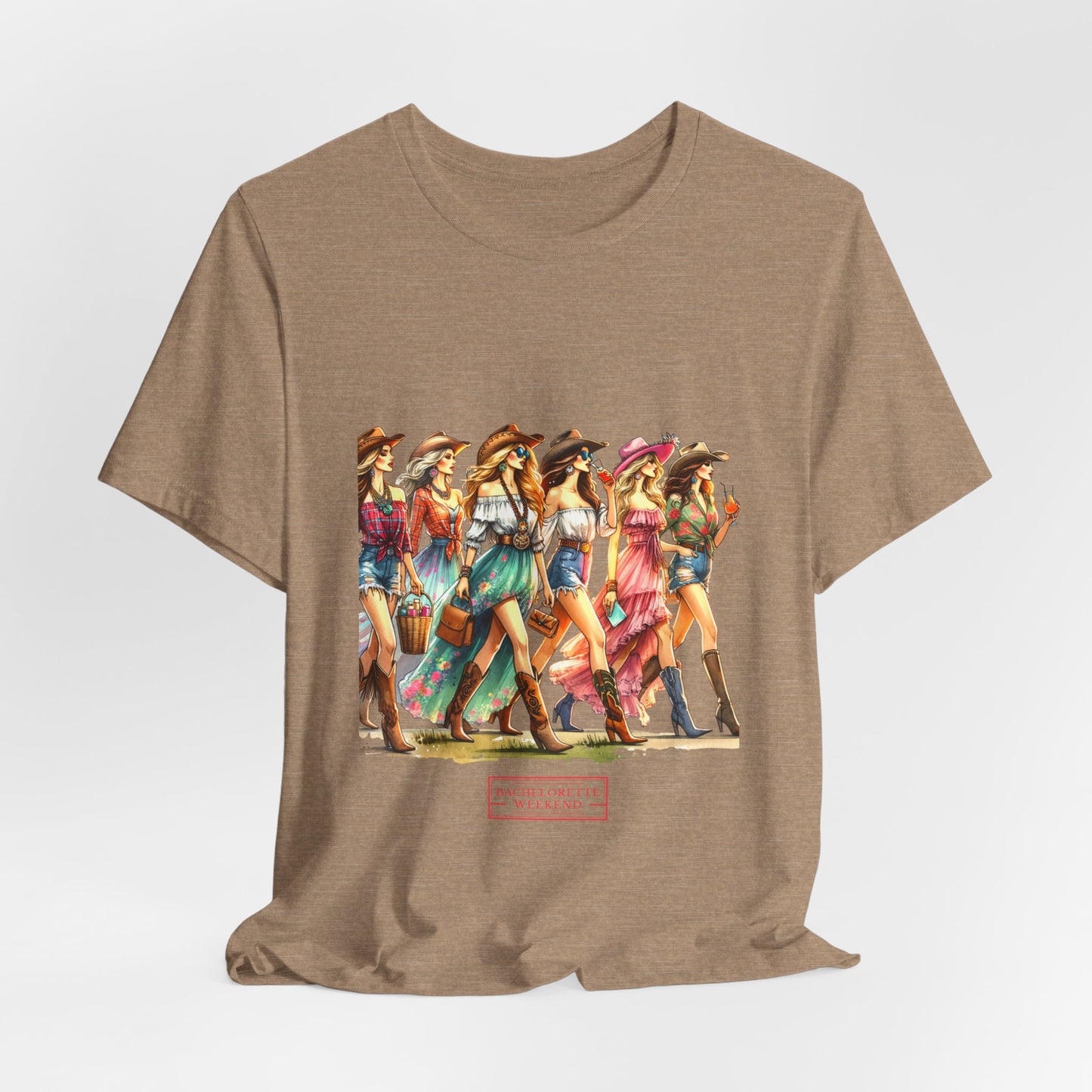 Cowgirl Bridal Party Tee, Perfect for Bachelorette Bash, Country Bride Tribe Top, Bridesmaid Gift, Wedding Celebration Shirt