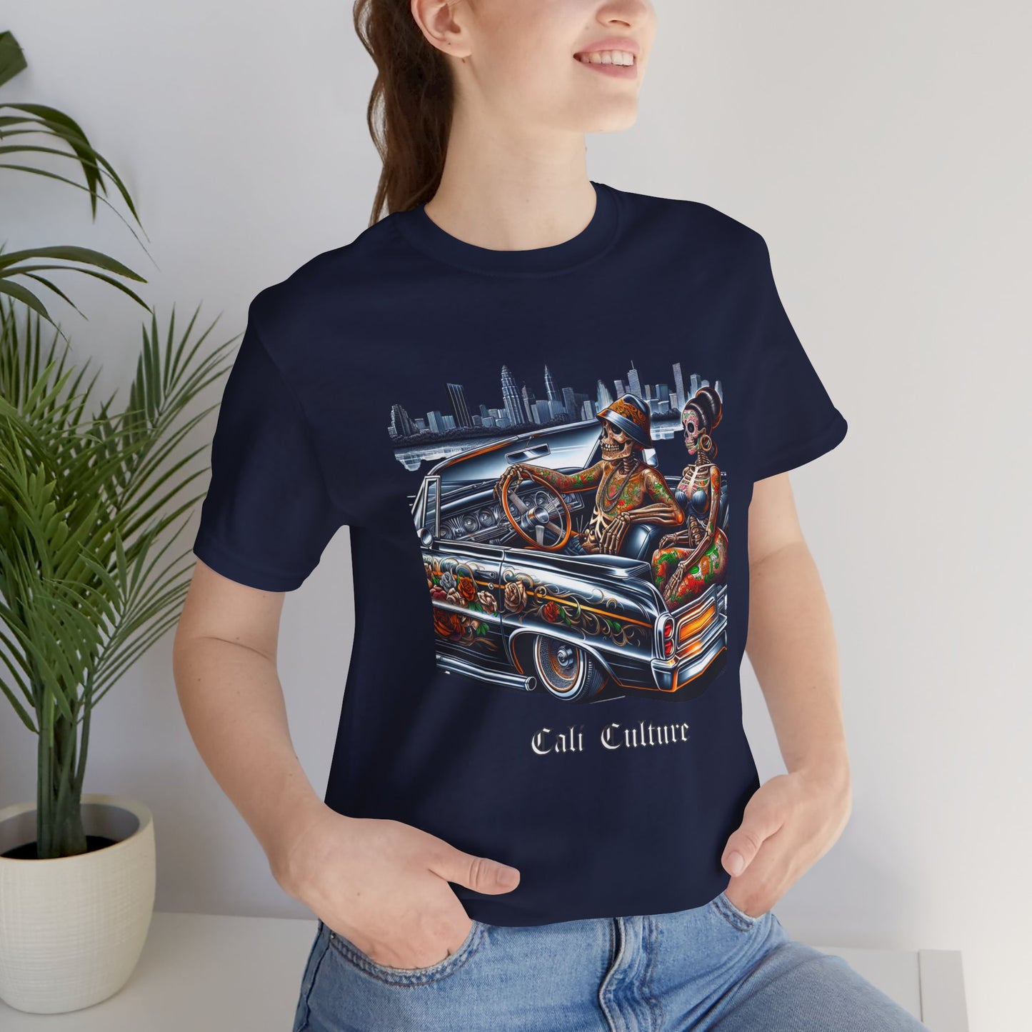 Chicano Lowrider Tee, Unisex T-shirt, Hispanic Pride Shirt, Vintage Car Lover Gift, Mexican American Apparel, Custom Graphic Top