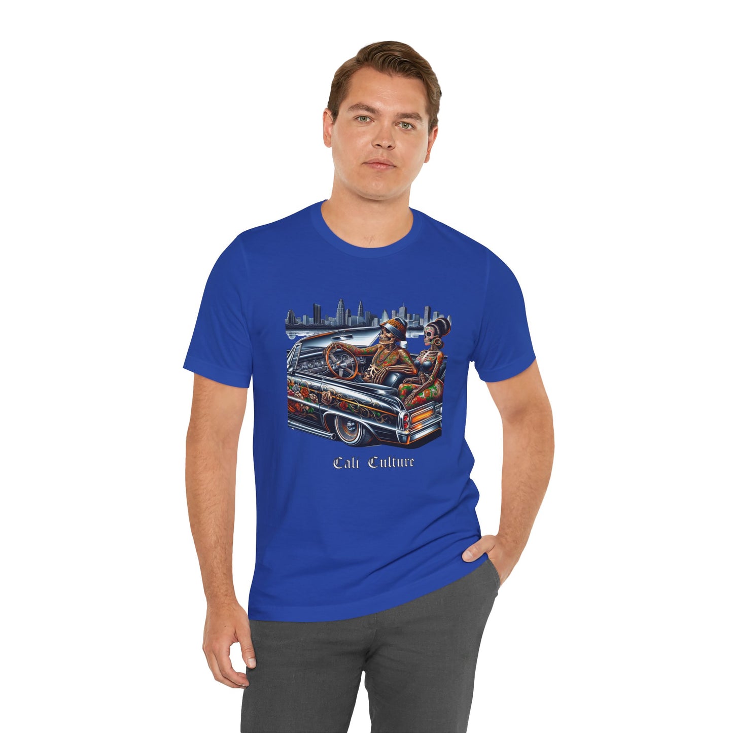 Chicano Lowrider Tee, Unisex T-shirt, Hispanic Pride Shirt, Vintage Car Lover Gift, Mexican American Apparel, Custom Graphic Top