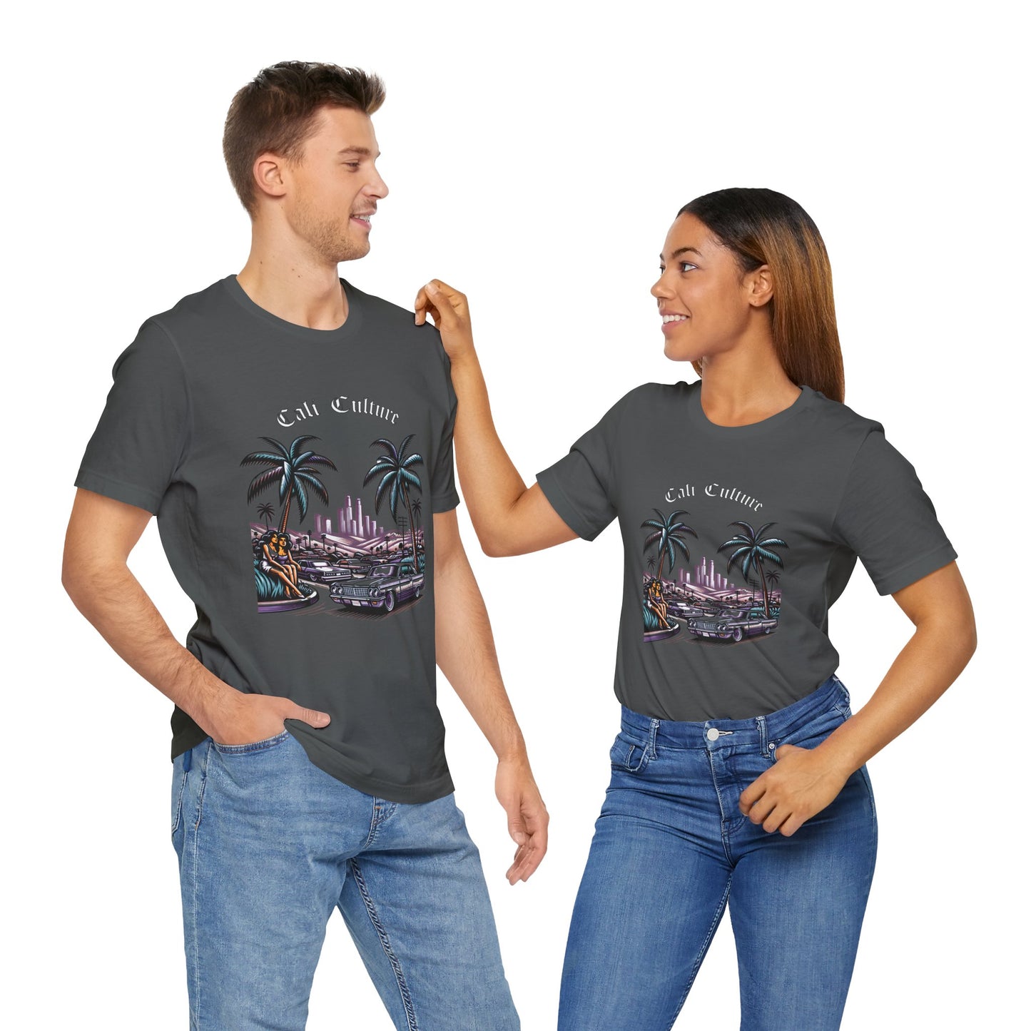 California Lowrider Love Unisex Tee - West Coast Chic, Vintage Car Lover Shirt, Retro Car Enthusiast Top, Hipster California Apparel,