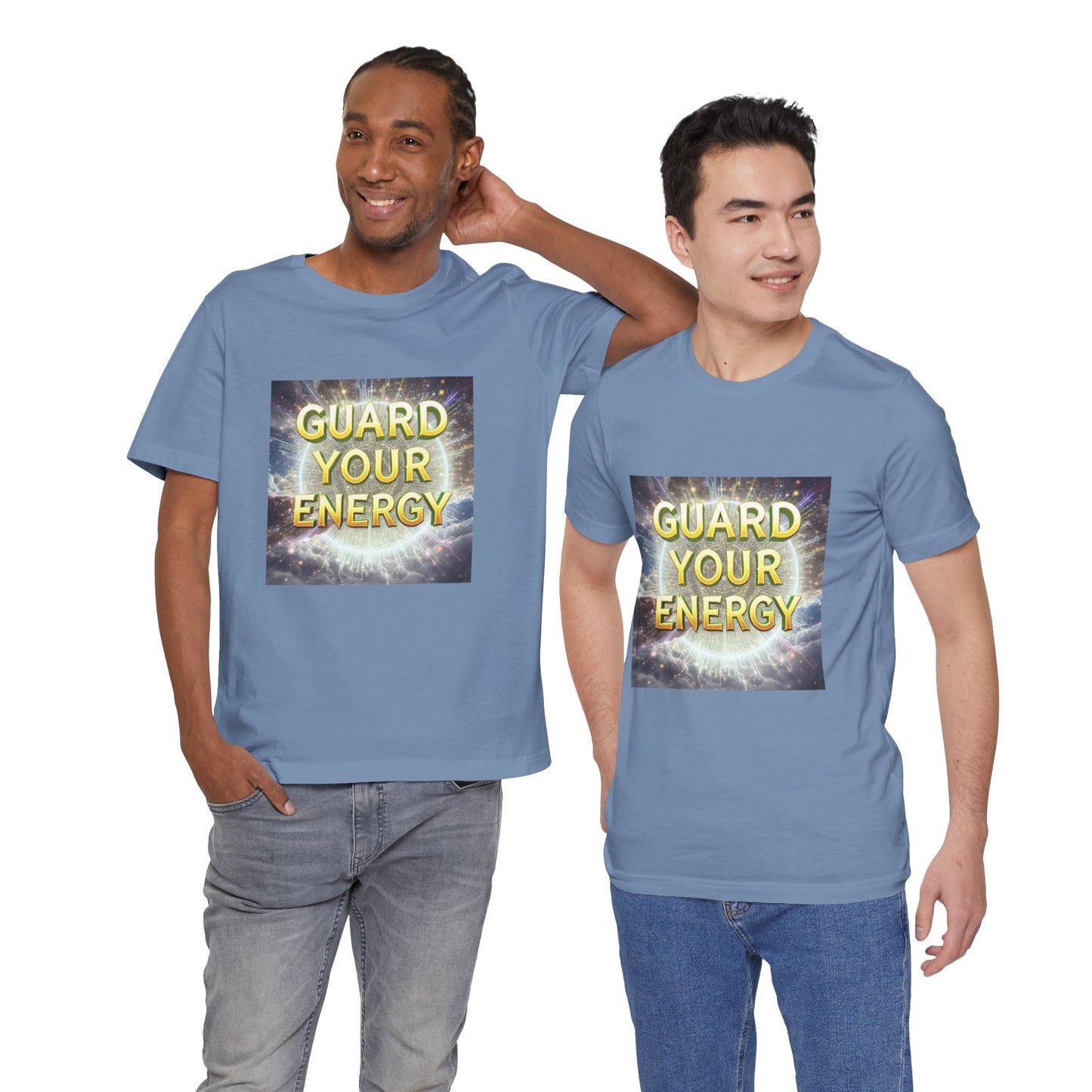 Guard Your Energy Tee, Positive Vibes Shirt, Unisex Graphic Tee, Spiritual Gift, Mindfulness Apparel, Self-Care Clothing