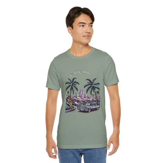 California Lowrider Love Unisex Tee - West Coast Chic, Vintage Car Lover Shirt, Retro Car Enthusiast Top, Hipster California Apparel,