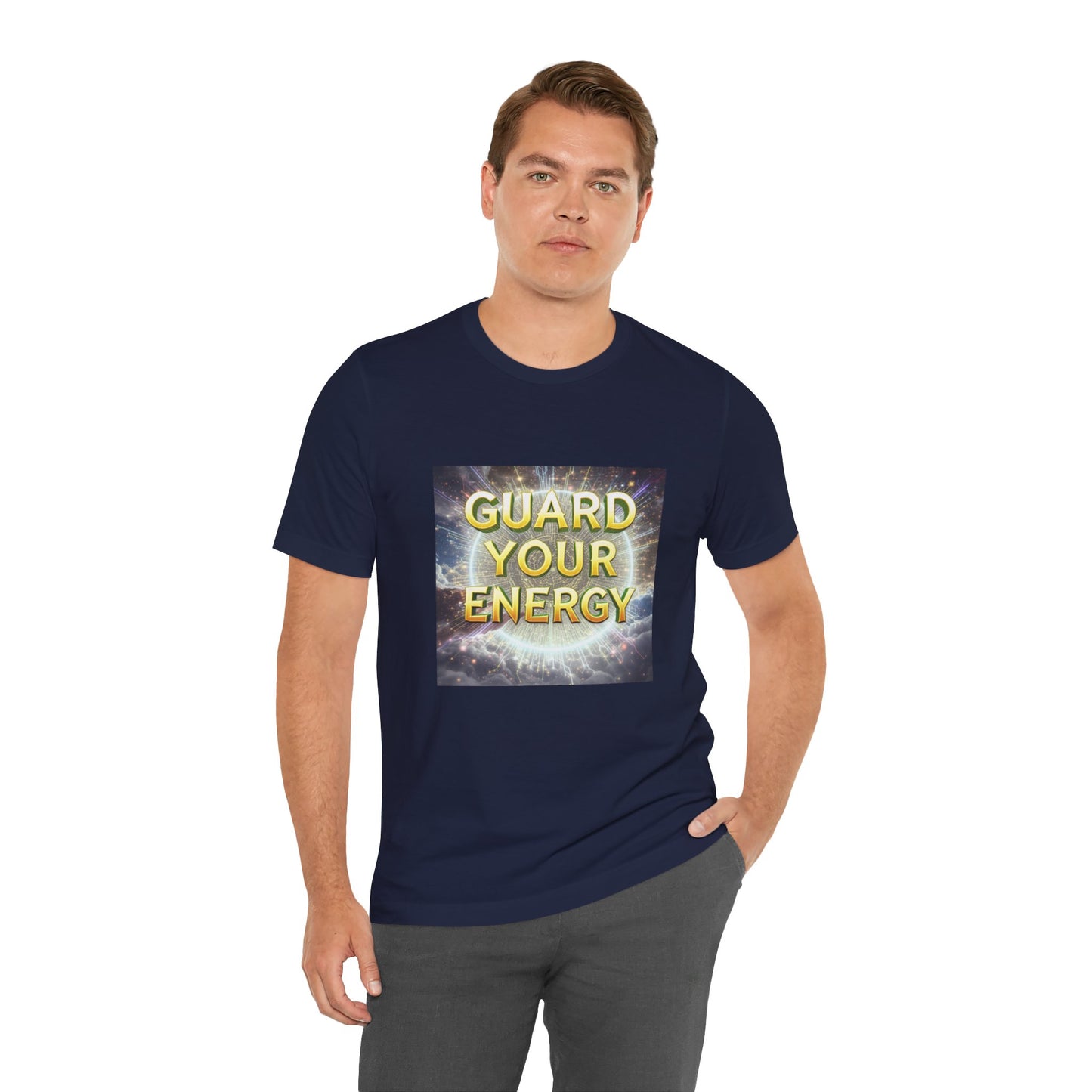 Guard Your Energy Tee, Positive Vibes Shirt, Unisex Graphic Tee, Spiritual Gift, Mindfulness Apparel, Self-Care Clothing