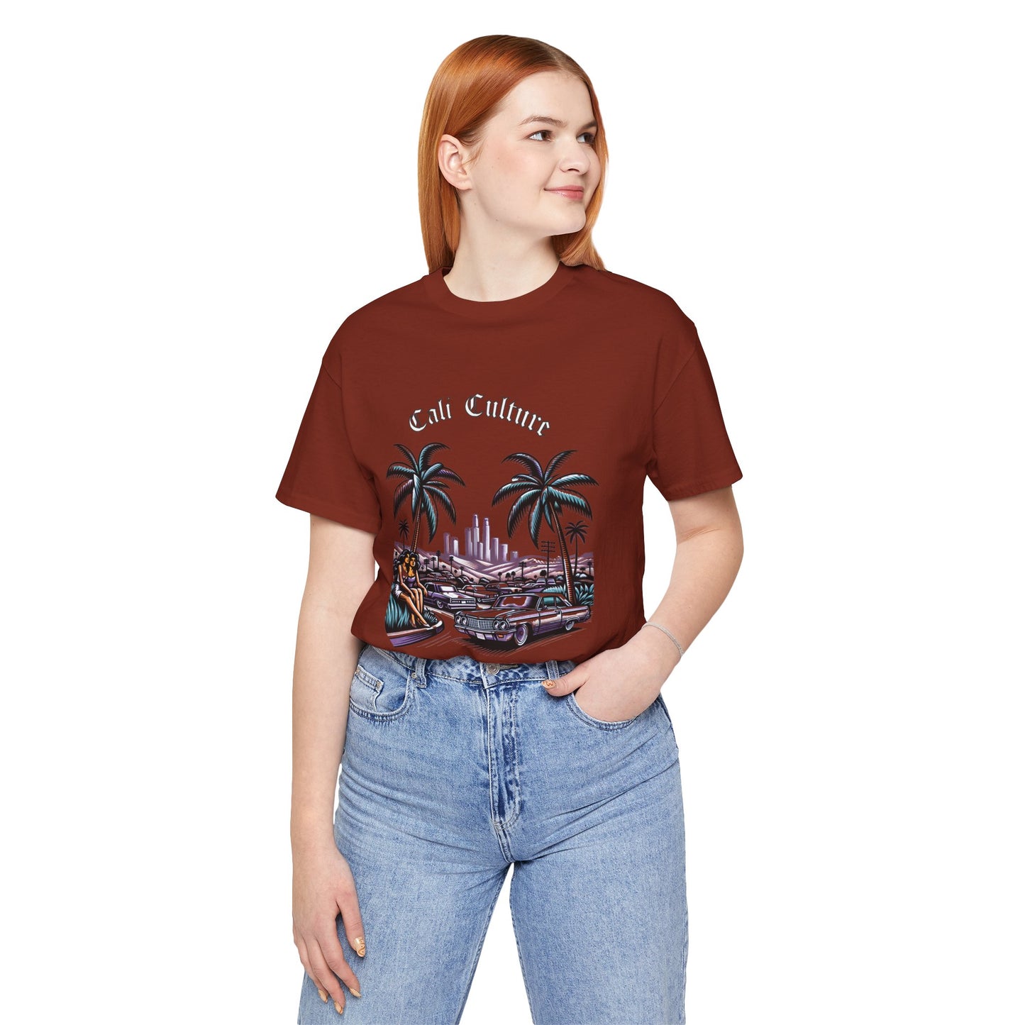 California Lowrider Love Unisex Tee - West Coast Chic, Vintage Car Lover Shirt, Retro Car Enthusiast Top, Hipster California Apparel,
