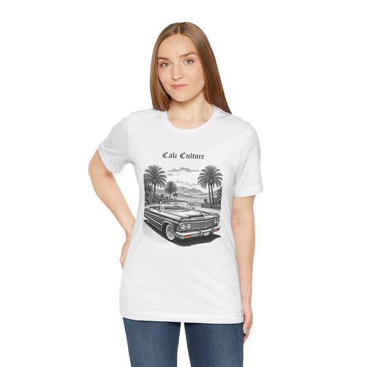 Lowrider Culture Unisex Tee, California Car Enthusiast Gift, Street Racing Shirt, Vintage Car Lover Top, Chicano Style T-shirt