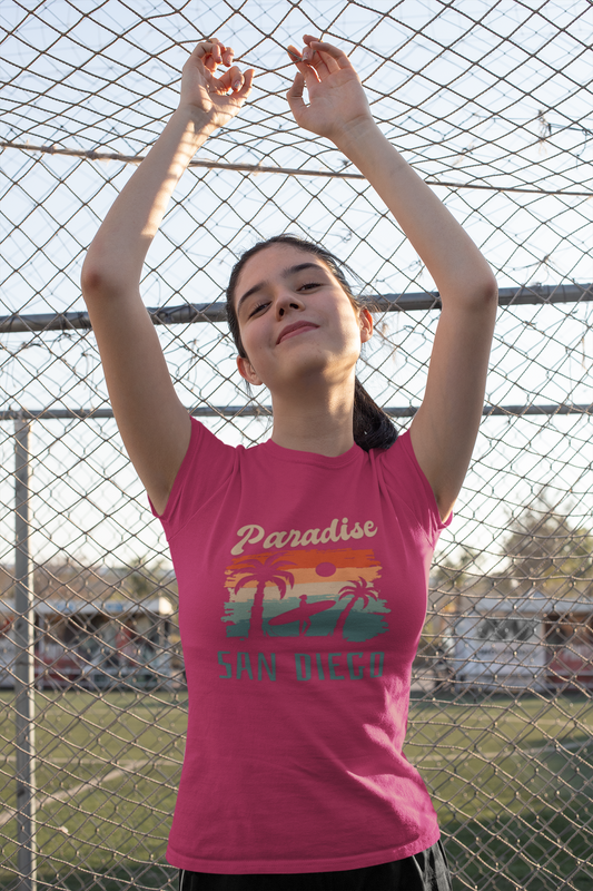 San Diego Paradise Unisex Tee, Vacation Tee, Fun T-Shirt, Travel Shirt, Beach Shirt
