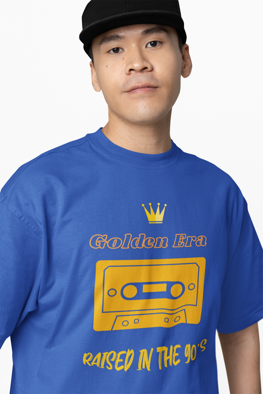 Golden Era Raised in the 90's Unisex Tee, Vintage Music Lover Shirt, Nostalgic Retro Top, 90s Kid T-Shirt, Throwback Graphic Tee