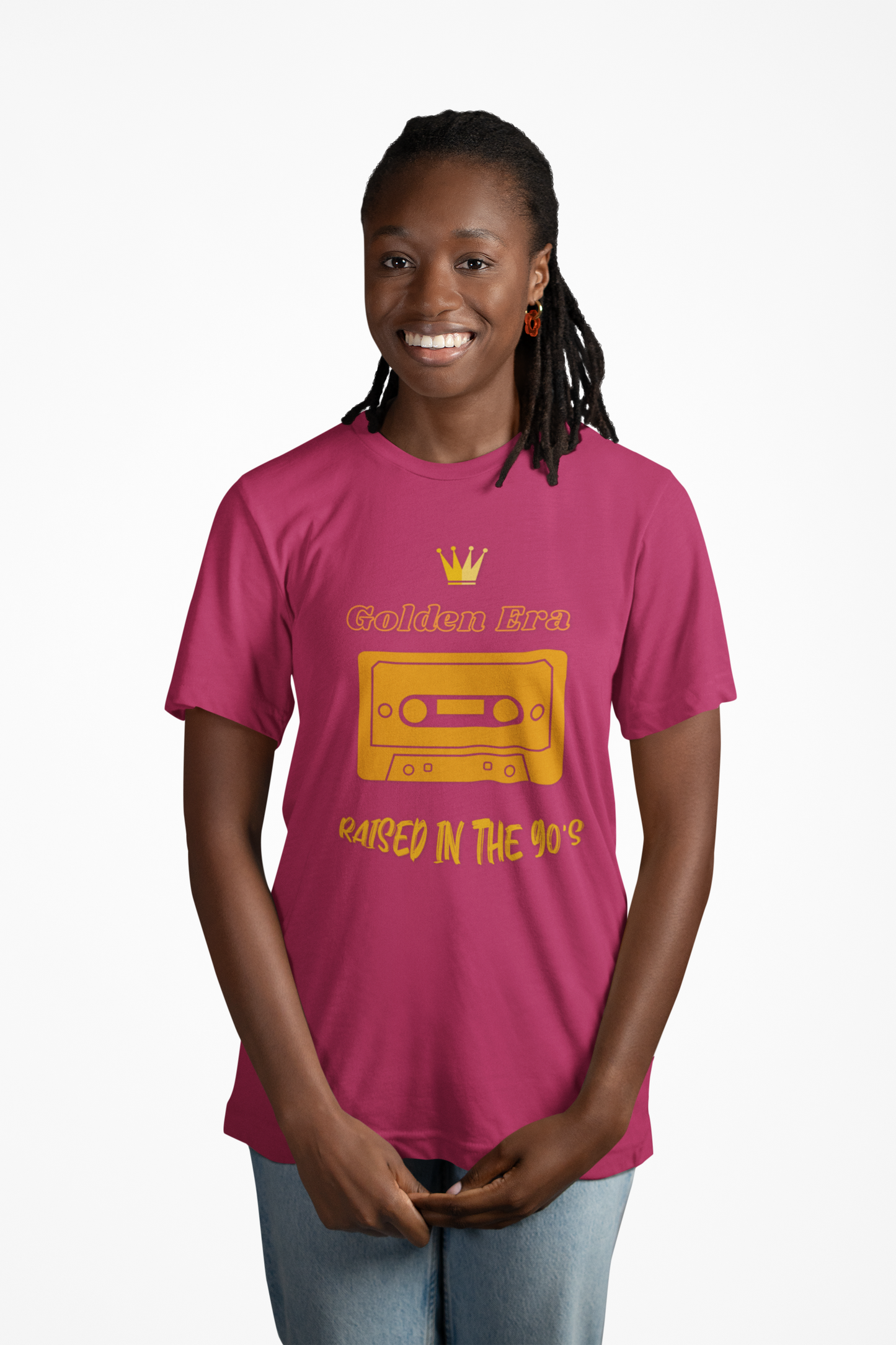 Golden Era Raised in the 90's Unisex Tee, Vintage Music Lover Shirt, Nostalgic Retro Top, 90s Kid T-Shirt, Throwback Graphic Tee