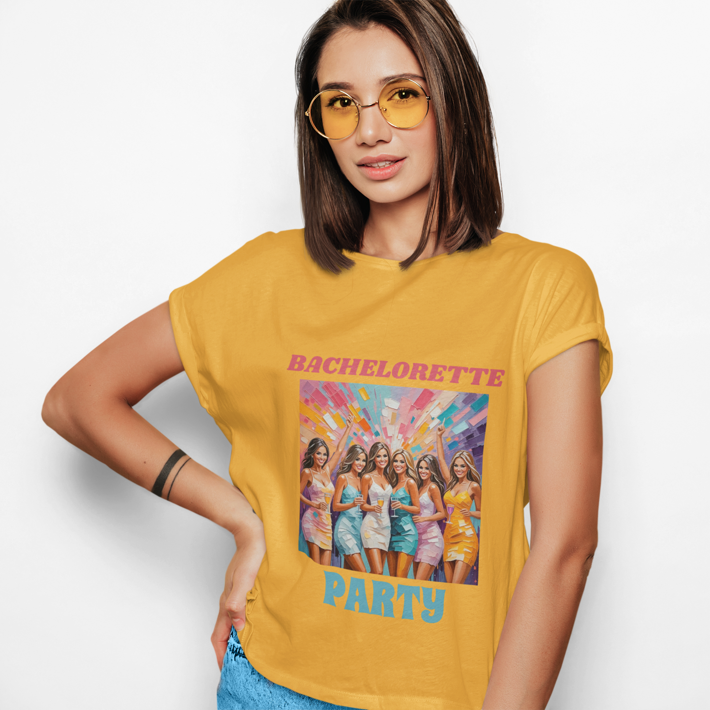 Bachelorette Party T-Shirt, Fun Bridal Shower Gift, Group Celebration Outfit, Unique Hen Do Tee, Summer Party Apparel, Comfy Tee
