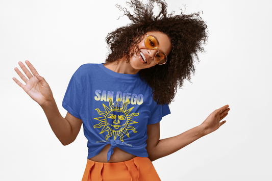 San Diego 619 Sunshine State of Mind Unisex Tee, Cali Graphic Tshirt, California Casual Shirt, SoCal Beach Apparel, West Coast Top