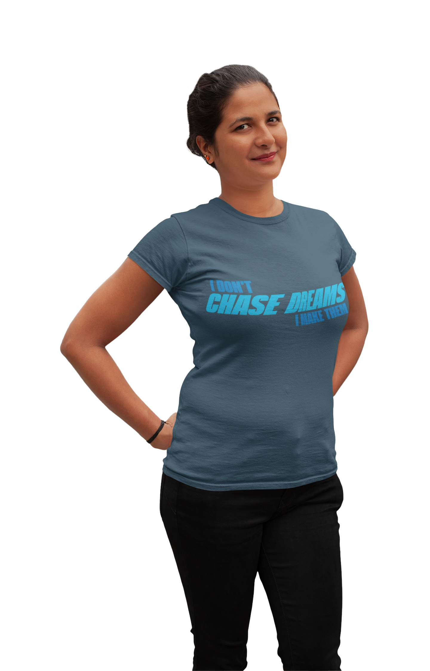 Motivational I Don't Chase Dreams, I Make Them T-Shirt, Architect of Destiny, Inspirational Tee, Empowerment Shirt, Positive Vibes Top