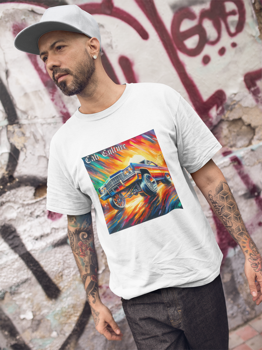 California Classic Car Culture Unisex Tee, Vintage Car Lover Gift, Retro Auto Enthusiast Shirt, West Coast Style Tshirt, SoCal Road Trip