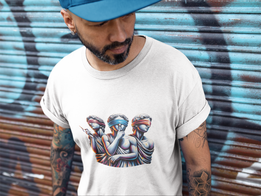 Bold Statement Tee, Art-Inspired Shirt, Graphic Tee, Urban Streetwear, Hip Hop Shirt, Mafia Style, Stick to the Code Shirt