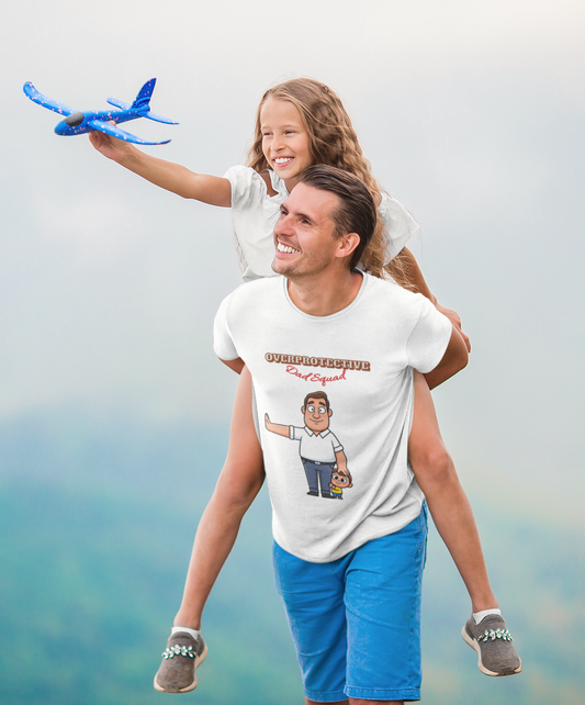 Funny Cartoon Dad T-Shirt, Perfect Father's Day Gift, Unisex Tee for Dads, Quirky Parent Shirt, Casual Everyday Wear