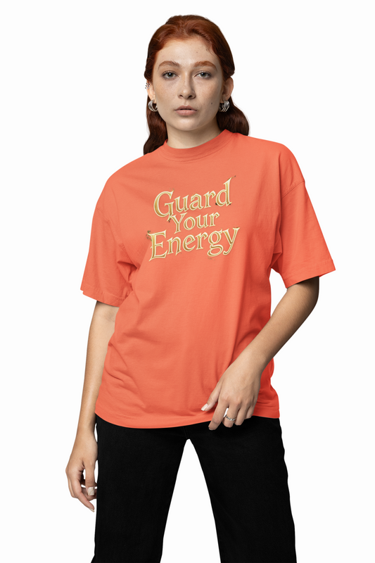 Guard Your Energy Unisex Tee - Positive Vibes Shirt, Casual Wear, Self-Care Gift, Inspirational Clothes, Everyday Comfort Tee