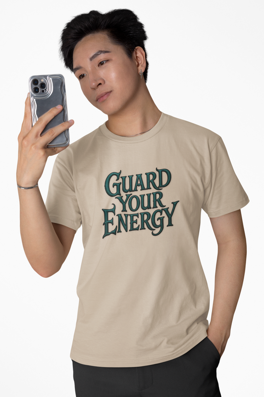 Guard Your Energy Unisex Tee, Positive Vibe Shirt, Motivational Gift, Self-Care Apparel, Everyday Comfort Tee, Spiritual Shirts