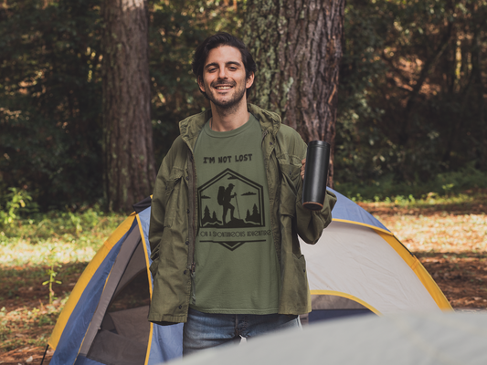 Adventure Tee, Wanderlust Shirt, Traveler Top, Not Lost Tee, Unisex Hiking Shirt, Spontaneous Adventure Shirt
