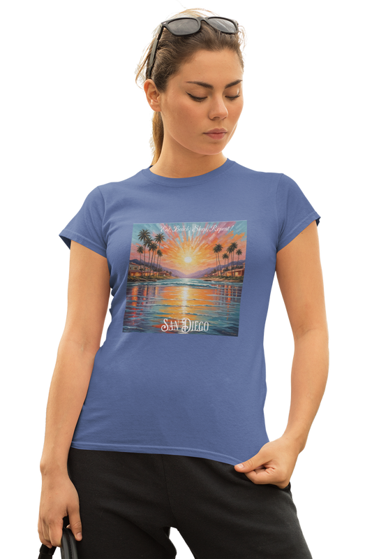 San Diego Culture Unisex Tee, Eat Beach Sleep Repeat Shirt, California Beach Vacation Top, Summer Vibes Tshirt, West Coast Travel Apparel