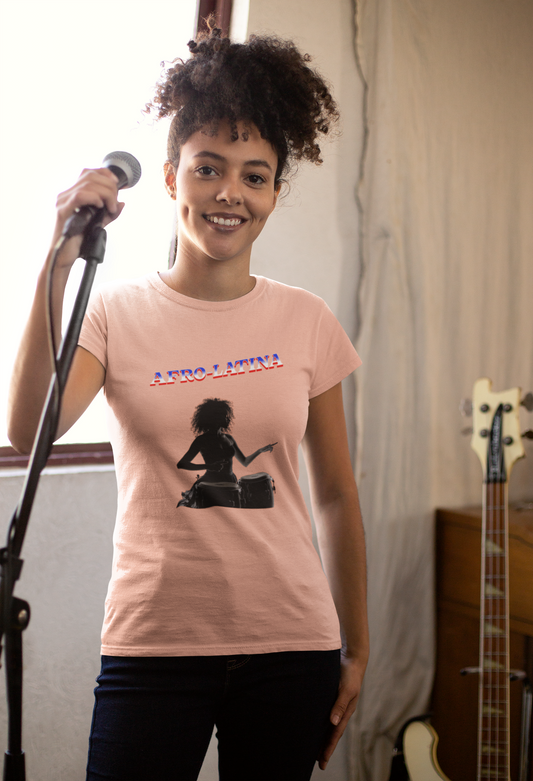 Afro-Latina Tee, Mixed Ancestry, Black And Brown and Proud.  Cultural Pride.